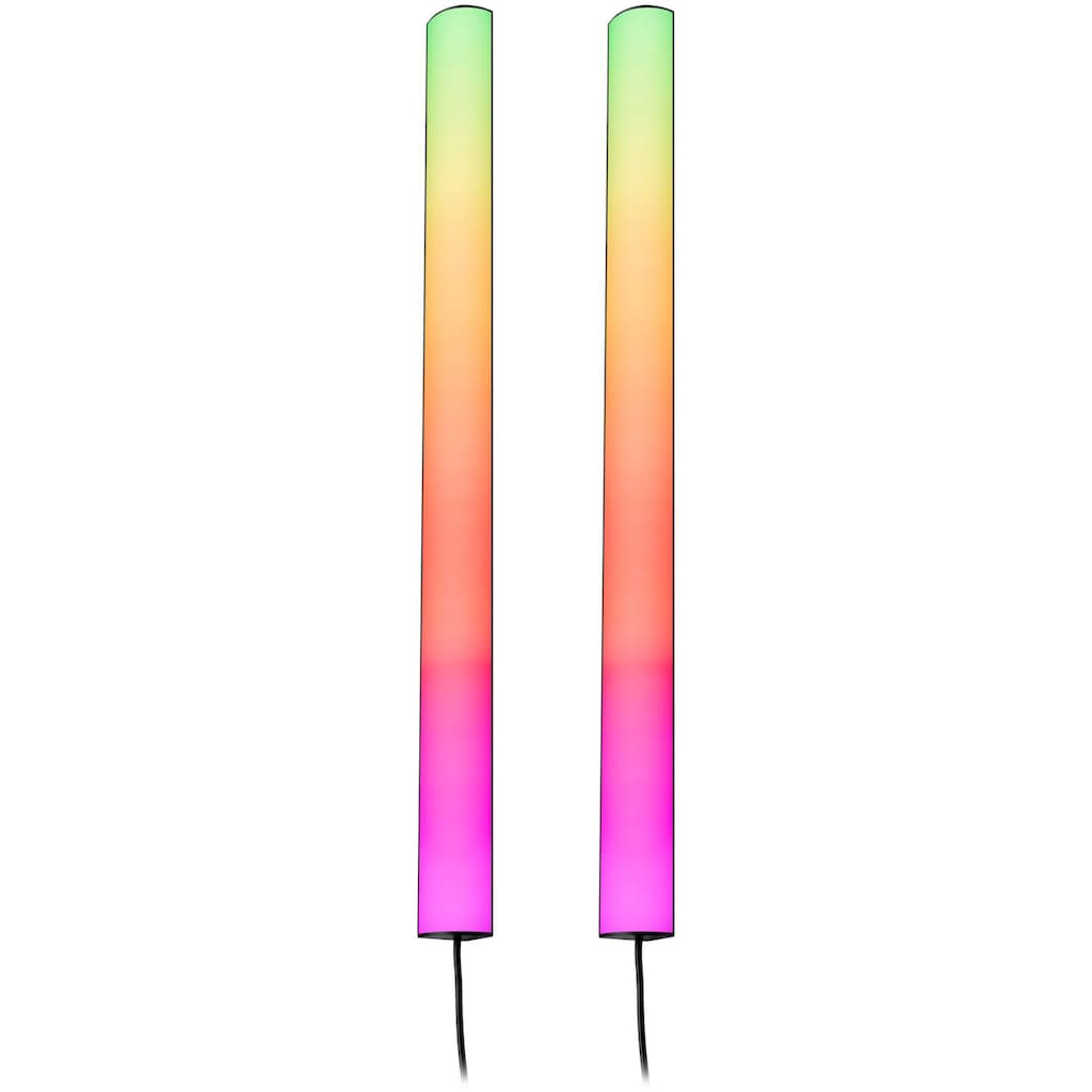 Paulmann LED-Streifen »EntertainLED Lightbar Dynamic Rainbow RGB 30x30mm 2x1W 2x48lm«, 2 St.-flammig