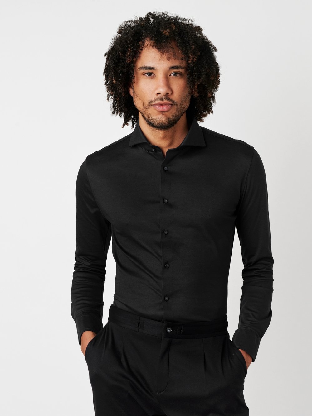 DESOTO Langarmhemd "Jerseyhemd Essential Hai langarm" Flexibler Stretch günstig online kaufen