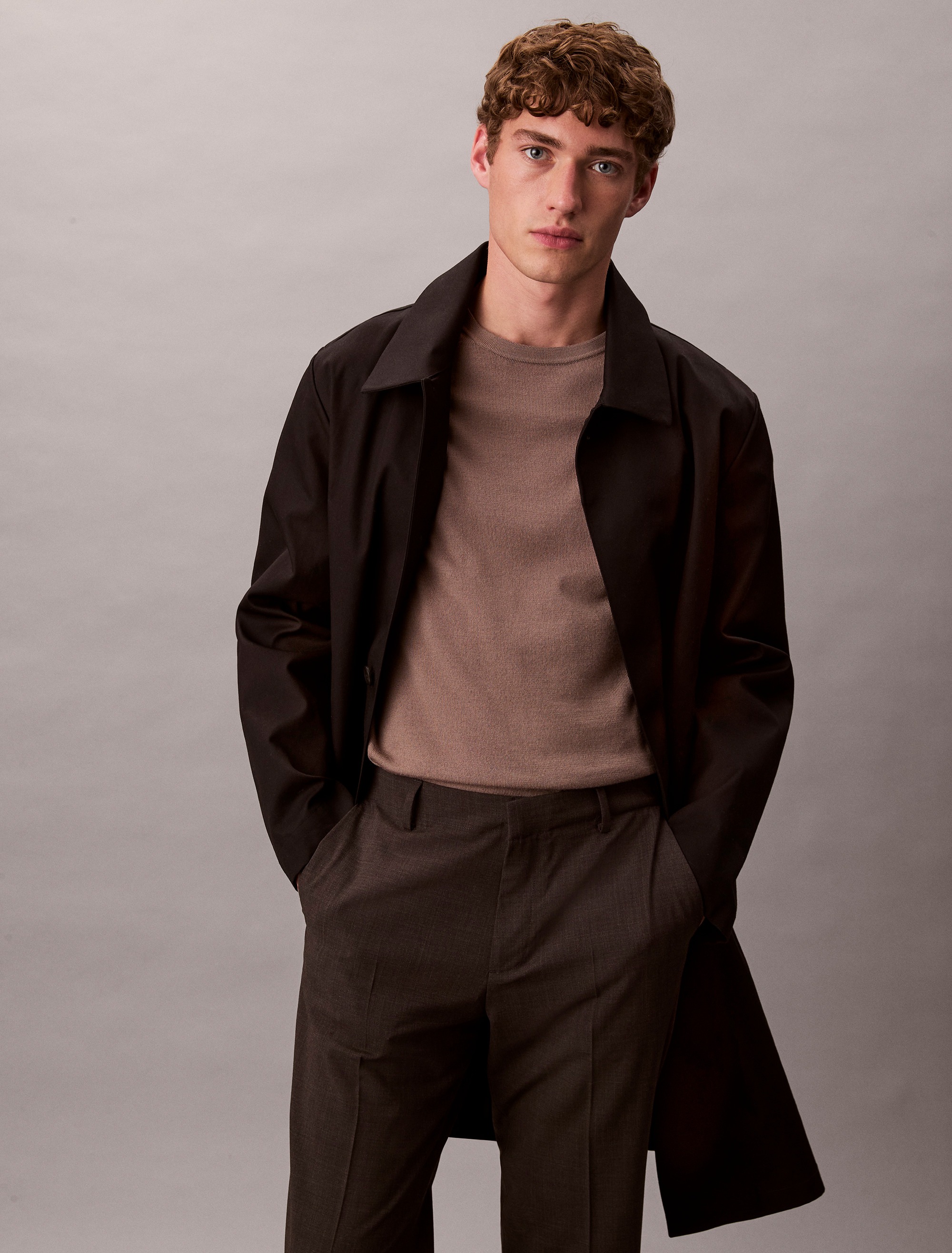Calvin Klein Strickpullover "LS 100% MERINO CREW 14GG", Mit Rundhalsausschn günstig online kaufen