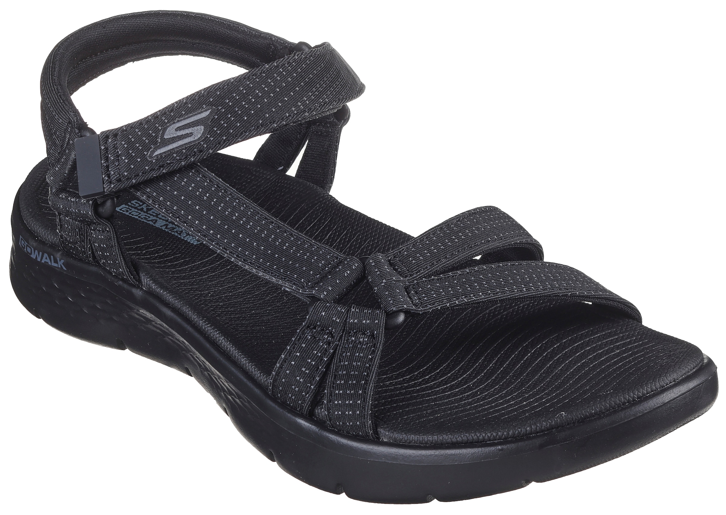 Skechers Sandale "GO WALK FLEX SANDAL-SUBLIME-X", Sommerschuh, Sandalette, Klettschuh, mit Goga Mat Footbed