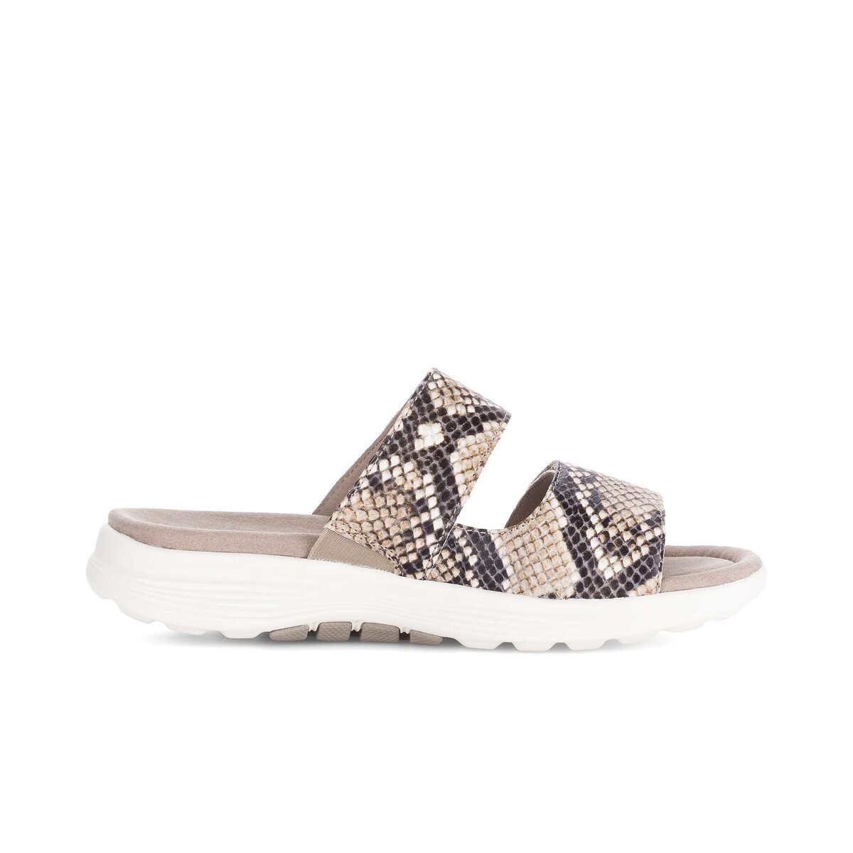 Pantolette GABOR "Gabor Pantoletten Leder", Herren, Gr. 39, sand, Leder, Schuhe Pantolette 2