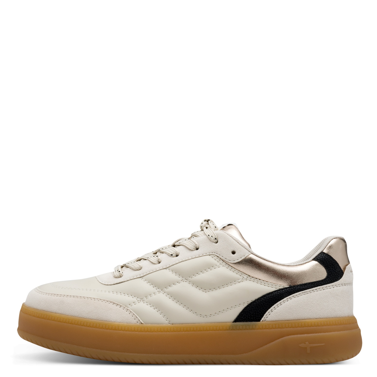 Tamaris Plateausneaker, Freizeitschuh, Halbschuh, Schnürschuh mit trendiger Ziersteppung