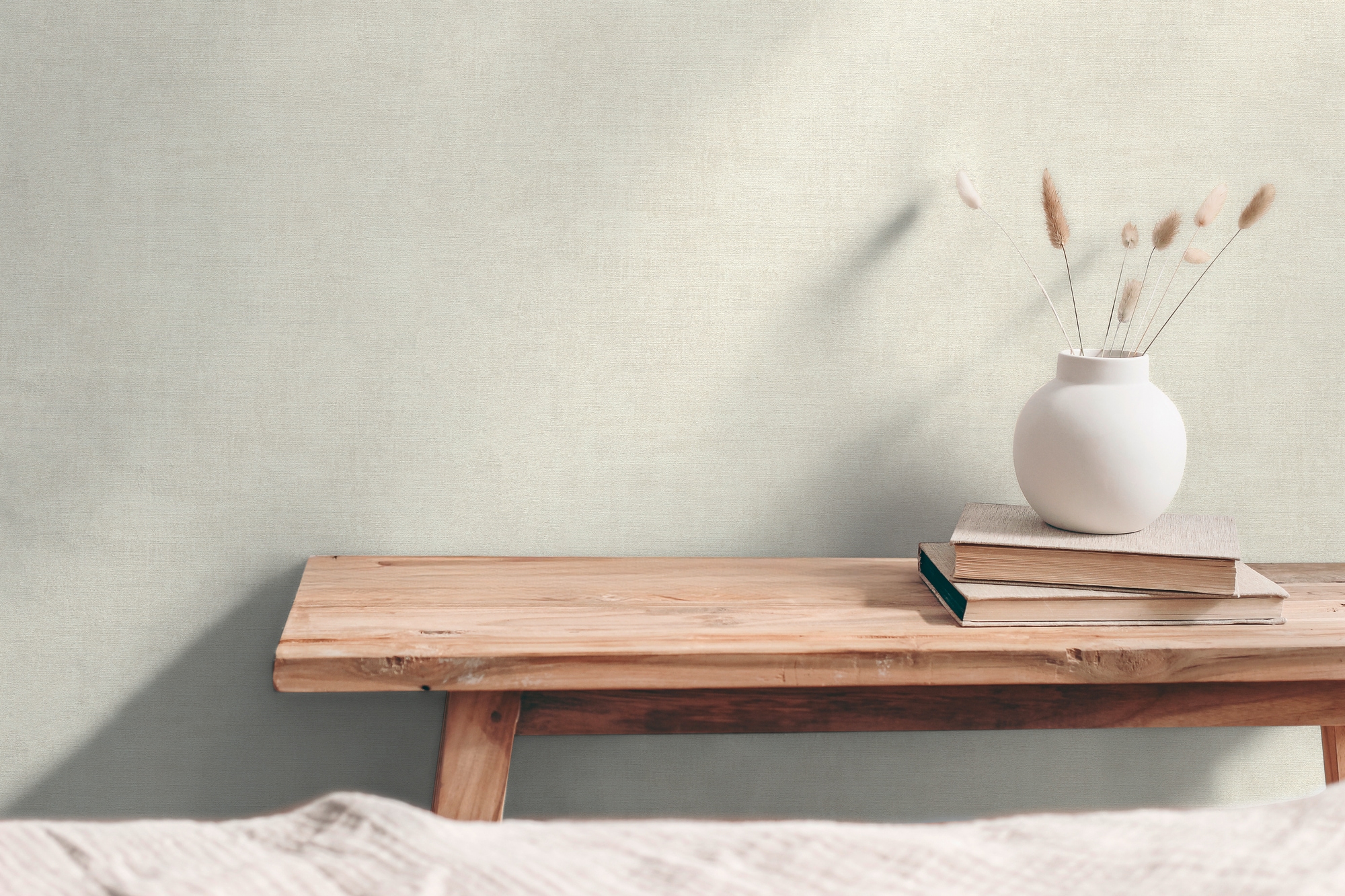 A.S. Création Vliestapete »mit feiner Struktur modernes Wohnen« matt strukturiert Schlichte Vliestapete mit dezenter Oberfläche