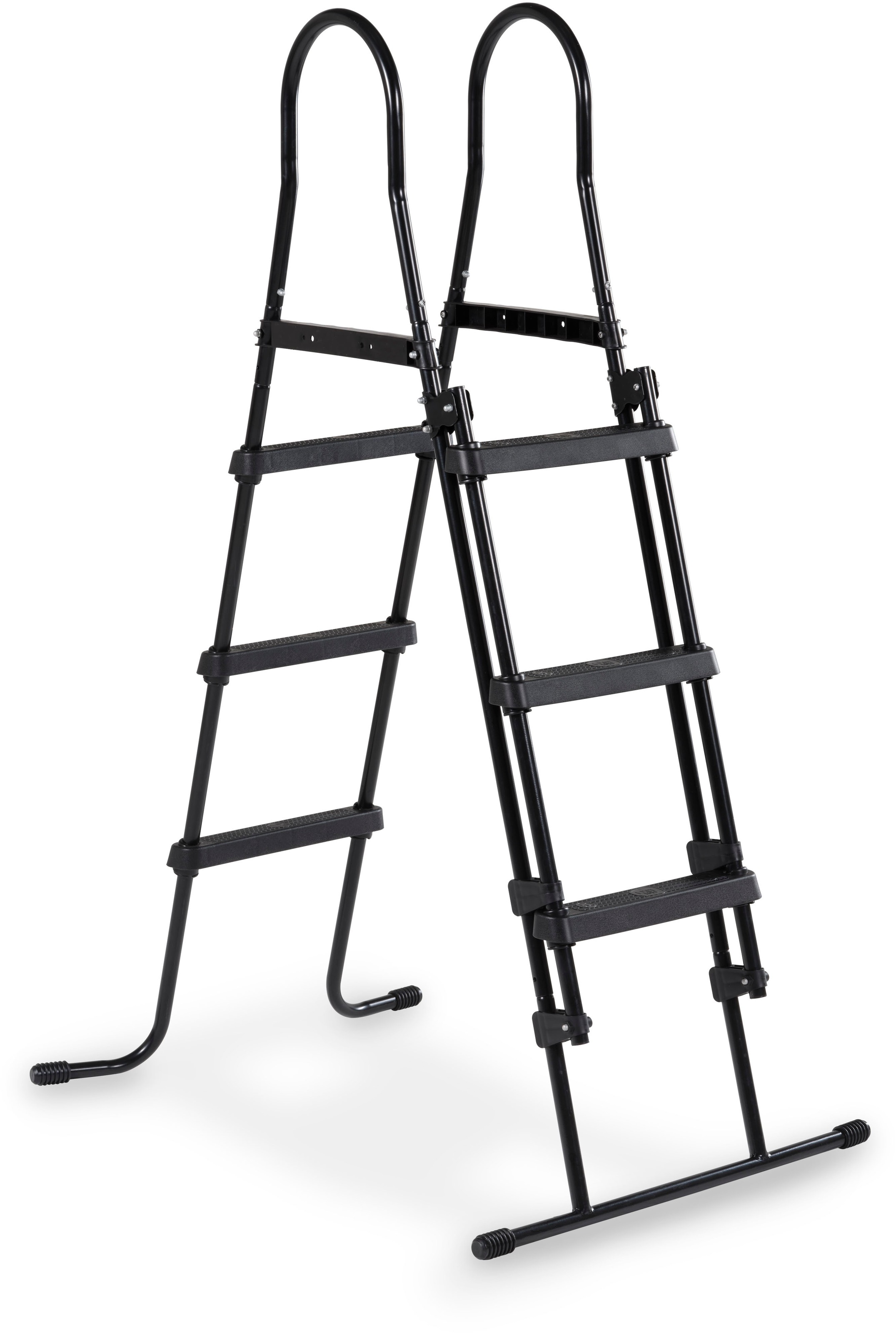 EXIT pool ladders for frame height of 35.83-42.13in - black