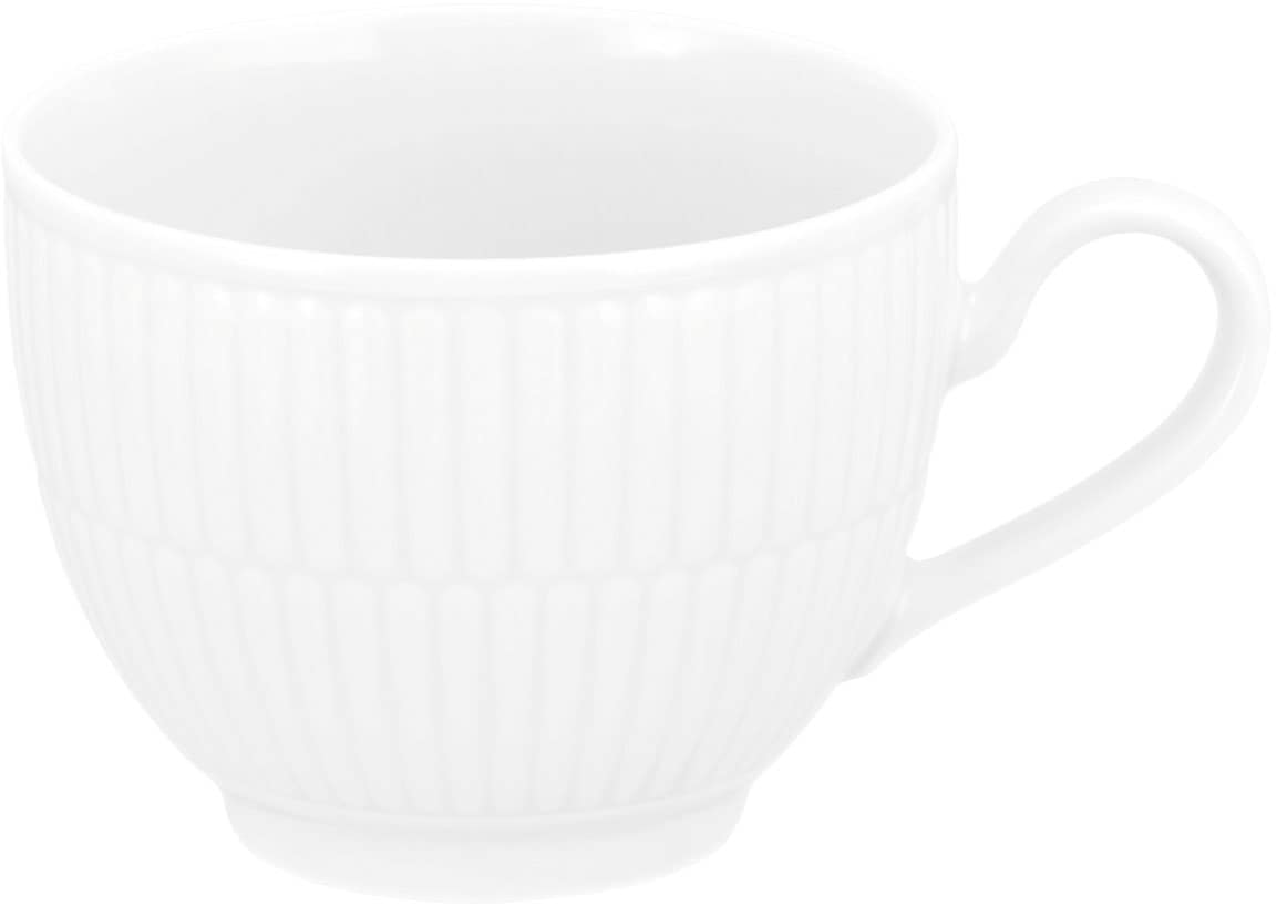 Seltmann Weiden Tasse "Amina" Kaffeetasse aus Porzellan mit Relief