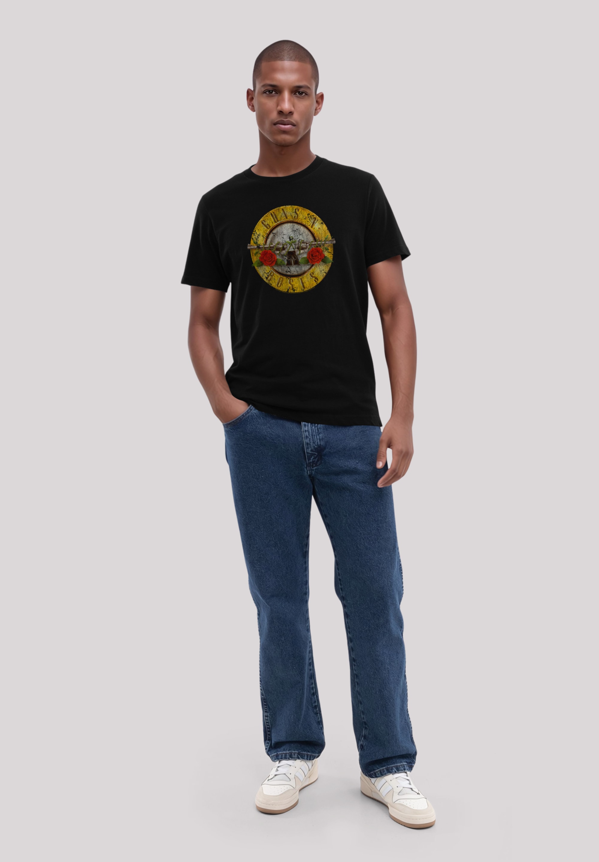 F4NT4STIC T-Shirt »Guns 'n' Roses Vintage Bullet Logo« Premium Qualität Streetwear