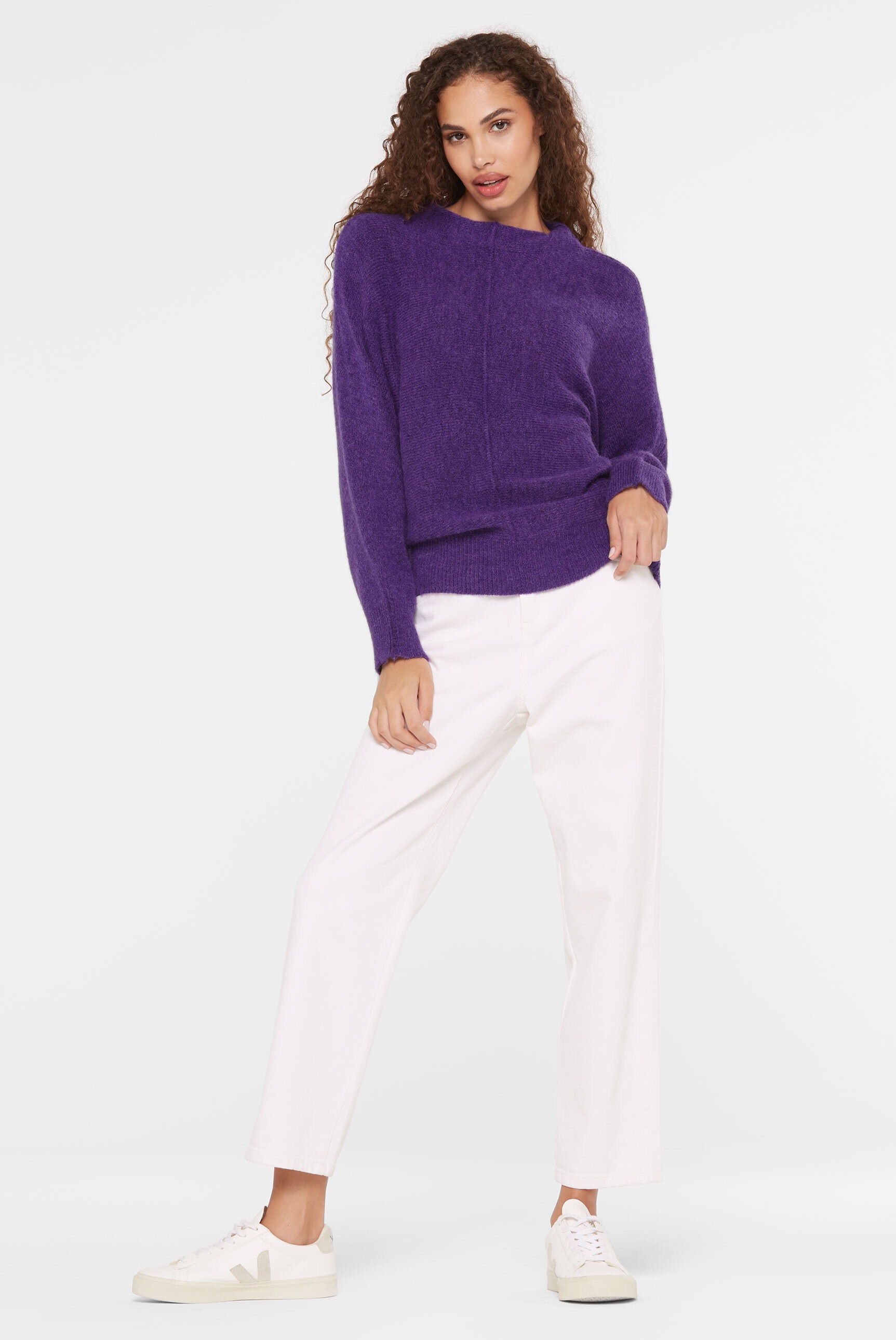 SENSES.THE LABEL Rundhalspullover aus Feinstrick