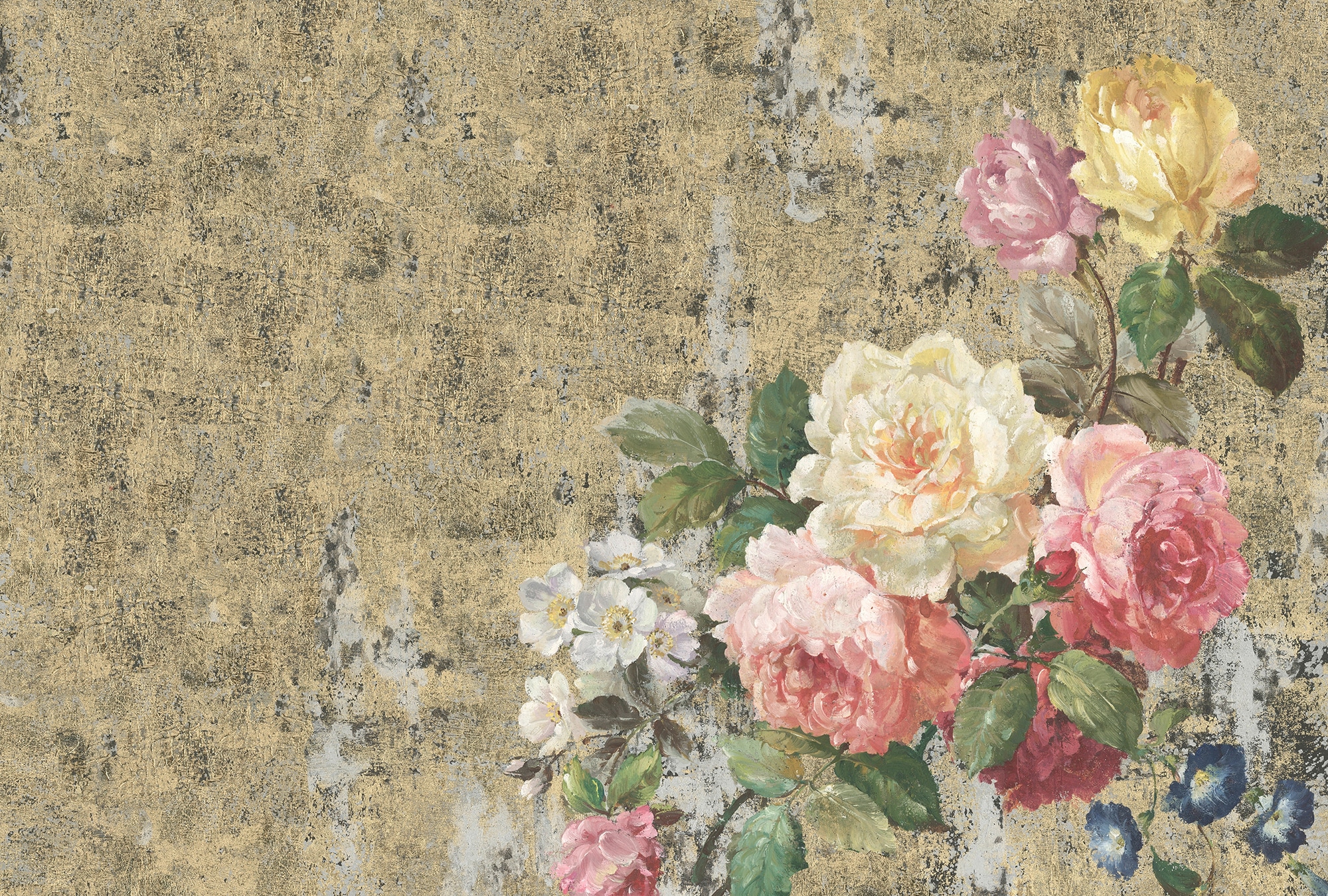 Architects Paper Fototapete "Atelier 47 Bouquet 3" floral glatt Vlies, Wand, Schräge, Decke