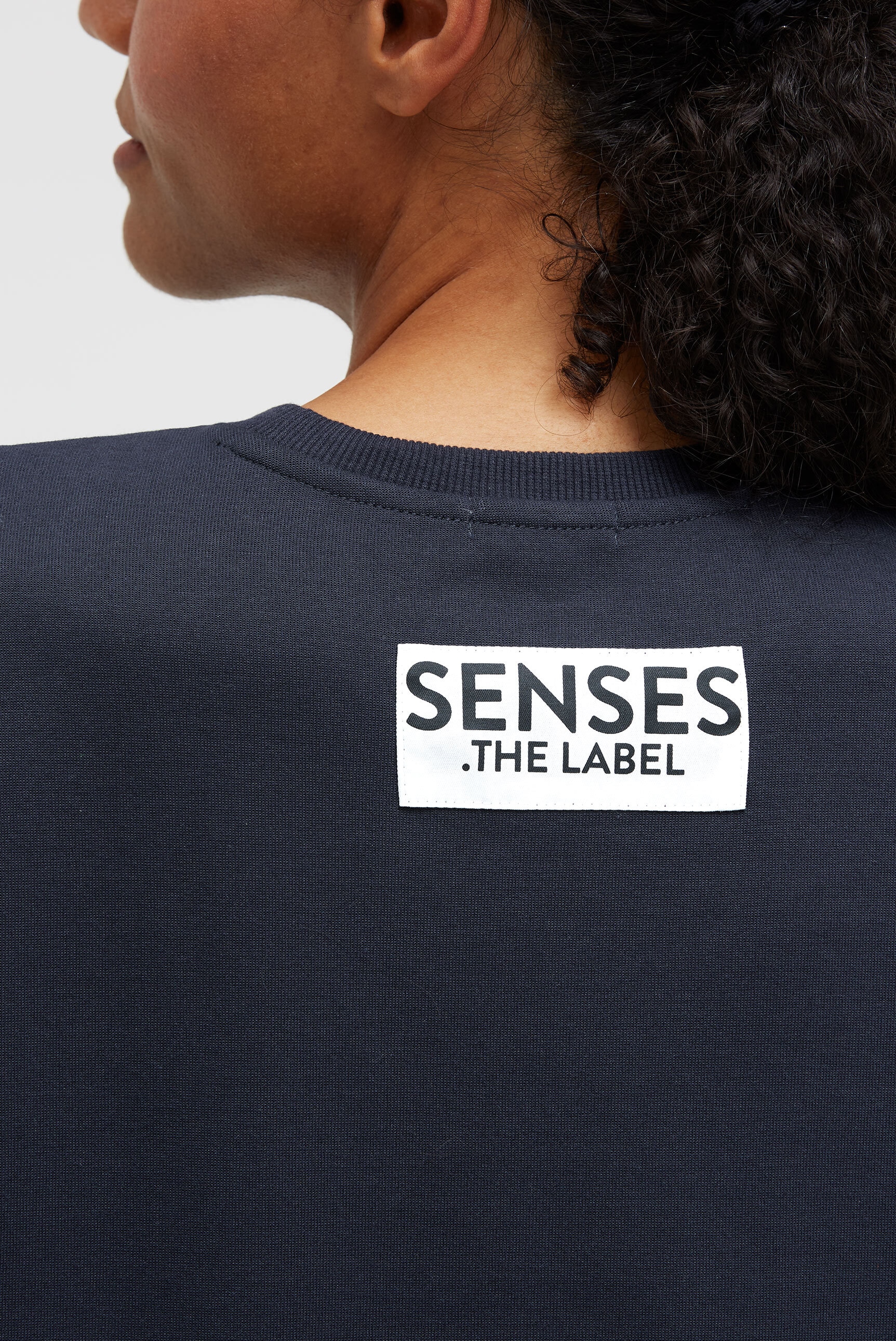 SENSES.THE LABEL Sommerkleid Ohne Taschen mit Seitenschlitze