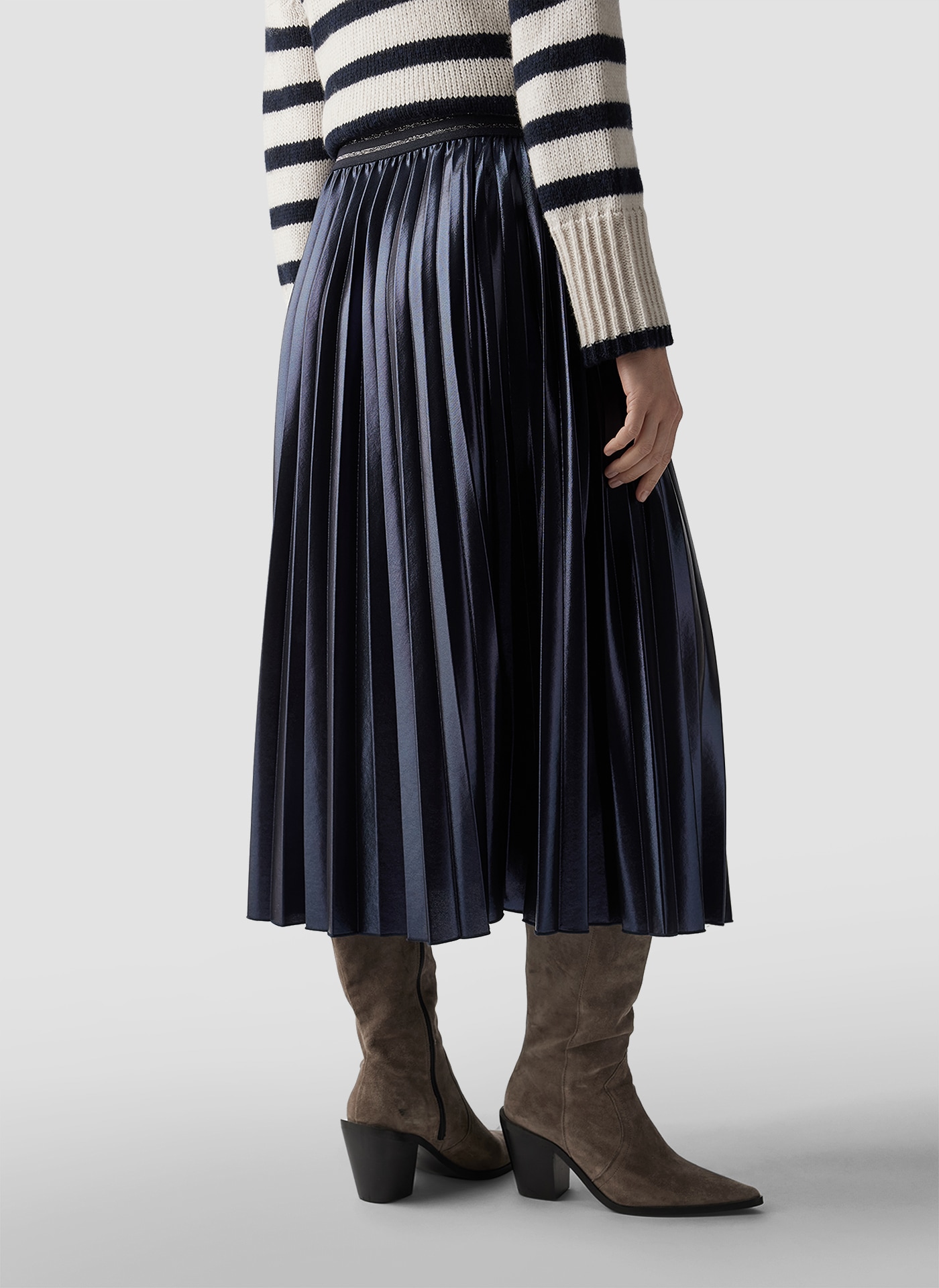 LeComte Schlupfrock »LeComte Eleganter Plisseerock mit Bund«