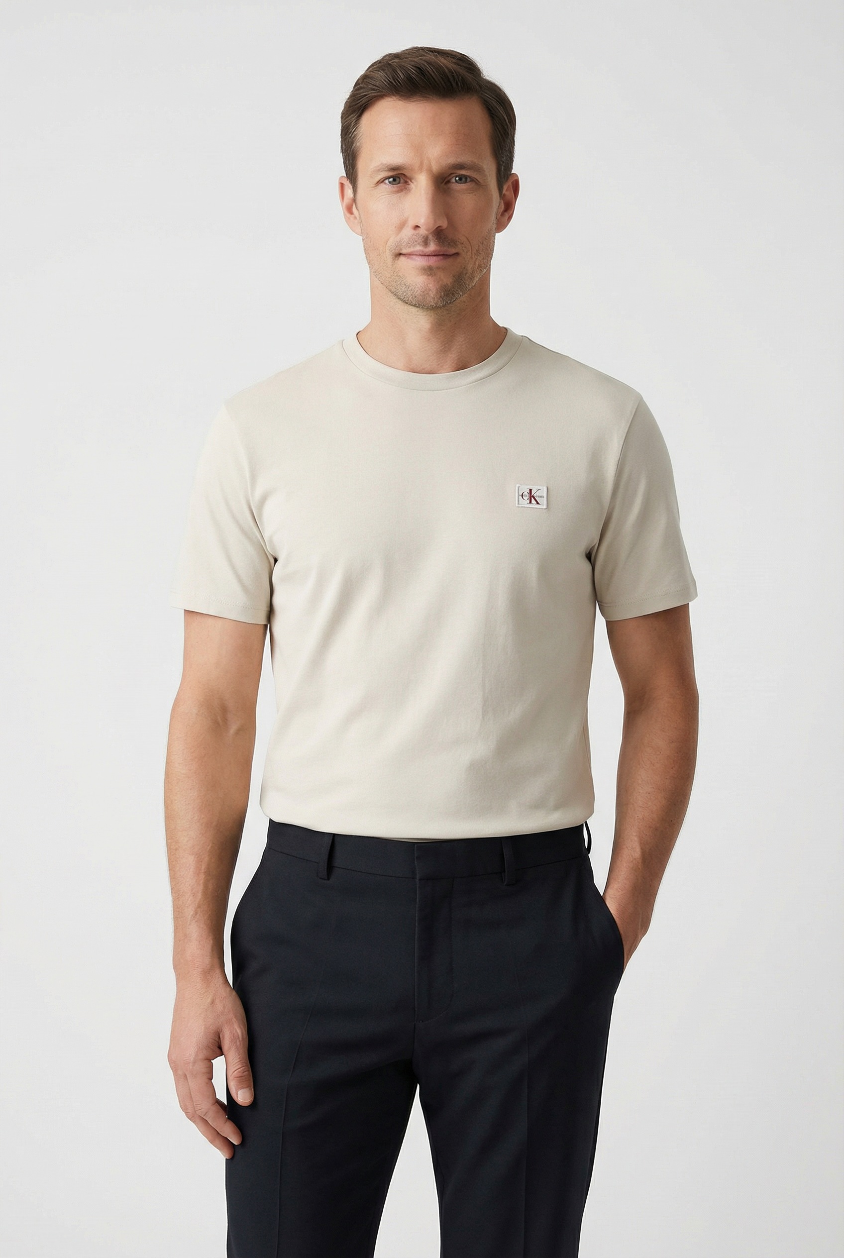 Calvin Klein Jeans T-Shirt "SS BADGE 30S JERSEY CLASSIC TEE" Mit Rundhalsau günstig online kaufen