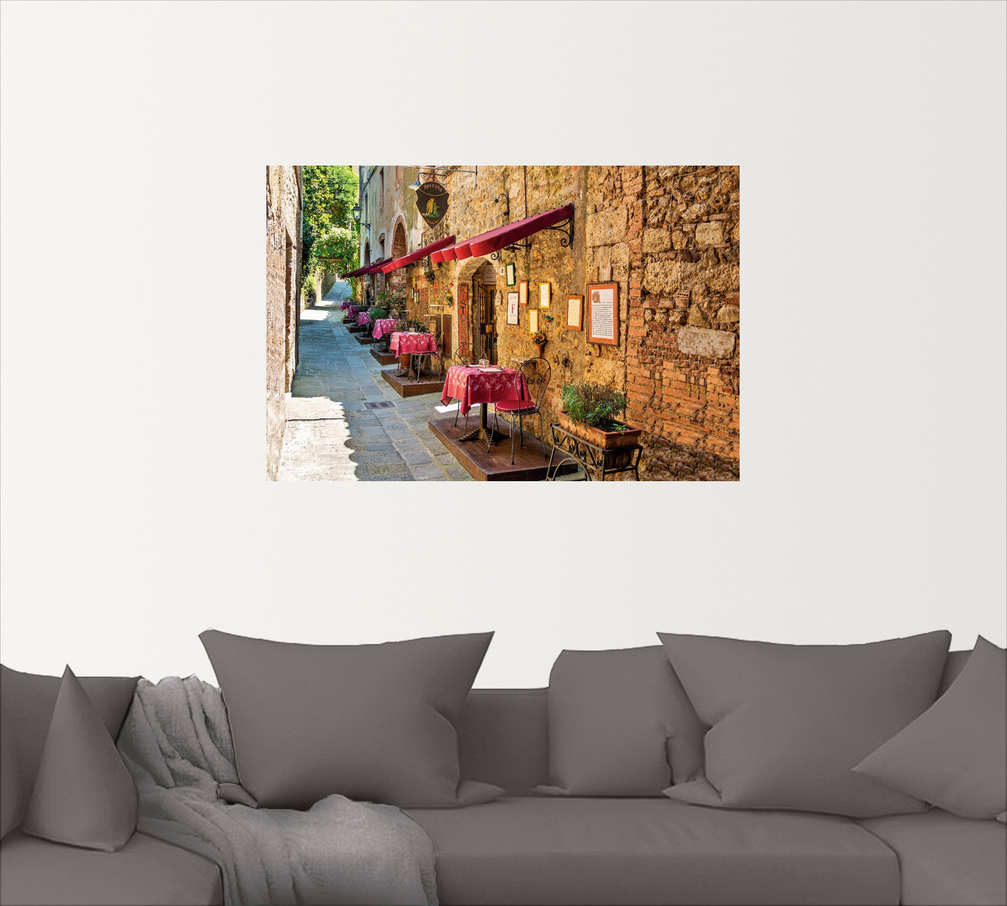 Artland Wandbild »Toskana II«, Europa, (1 St.), als Alubild, Outdoorbild, Leinwandbild, Poster, Wandaufkleber