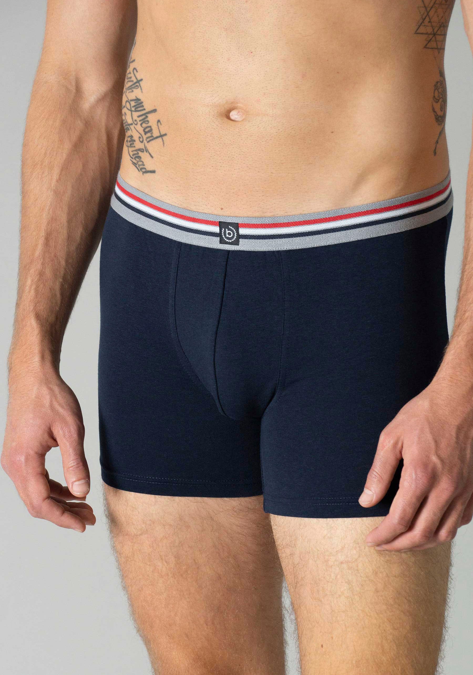 bugatti Boxershorts »Prag«, (3 St.), für jeden Tag