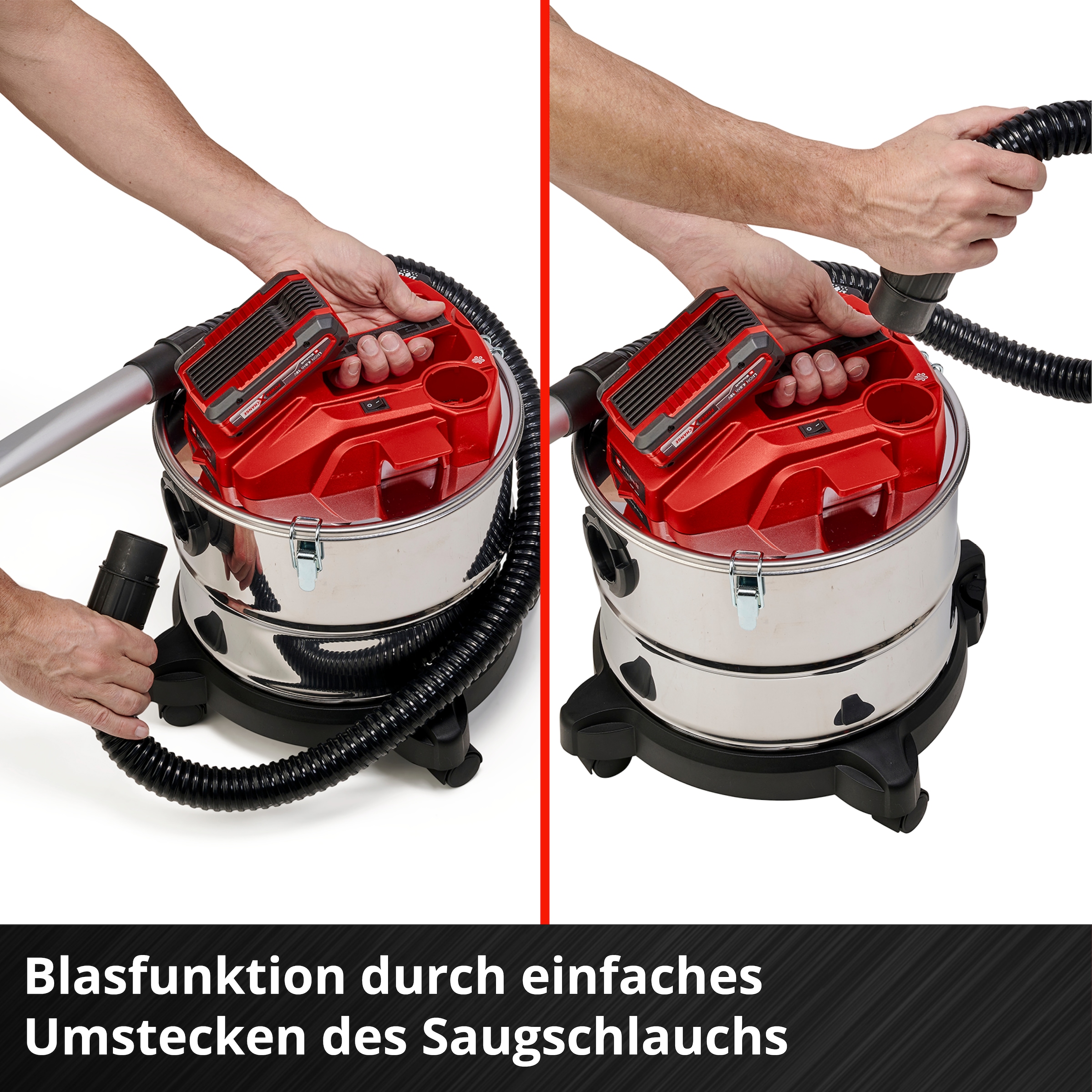 Einhell Aschesauger »Akku-Aschesauger TE-AV 18/15 Li C-Solo«, (Packung), ohne Akku und Ladegerät