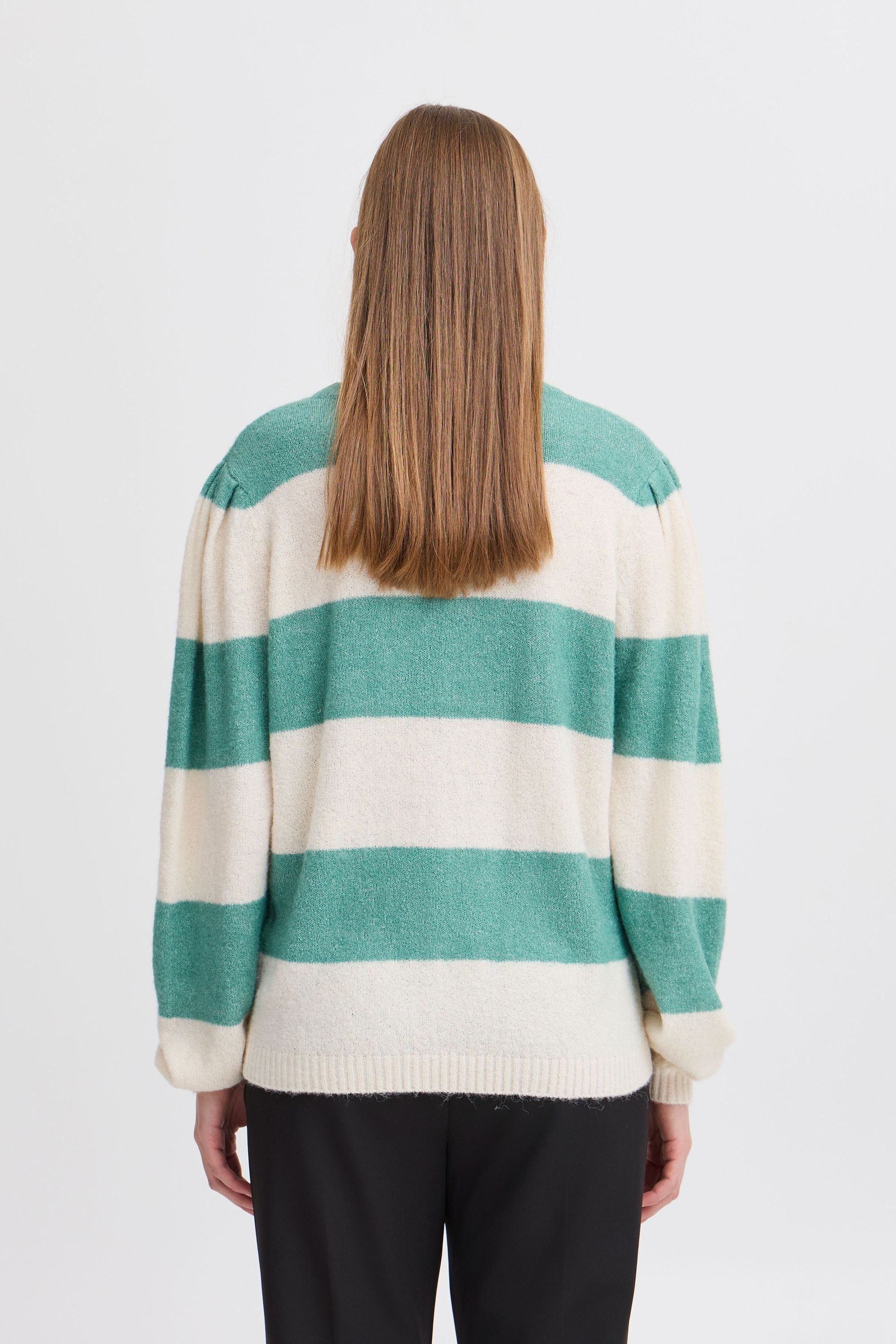 Ichi Strickpullover »Strickpullover IHDUSTY LS STRIPE«