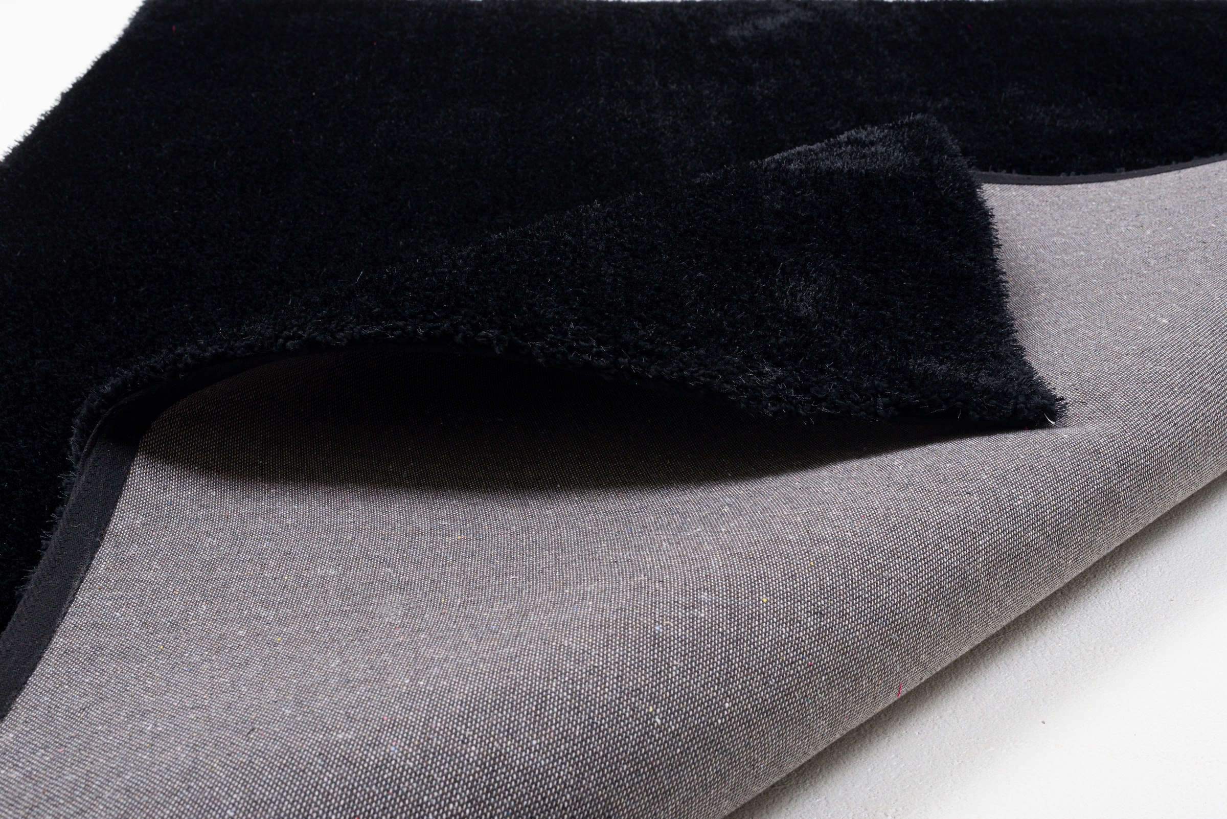TOM TAILOR HOME Hochflor-Teppich »Soft«, rechteckig, 35 mm Höhe, handgetuftet, Uni-Farben, super weich und flauschig
