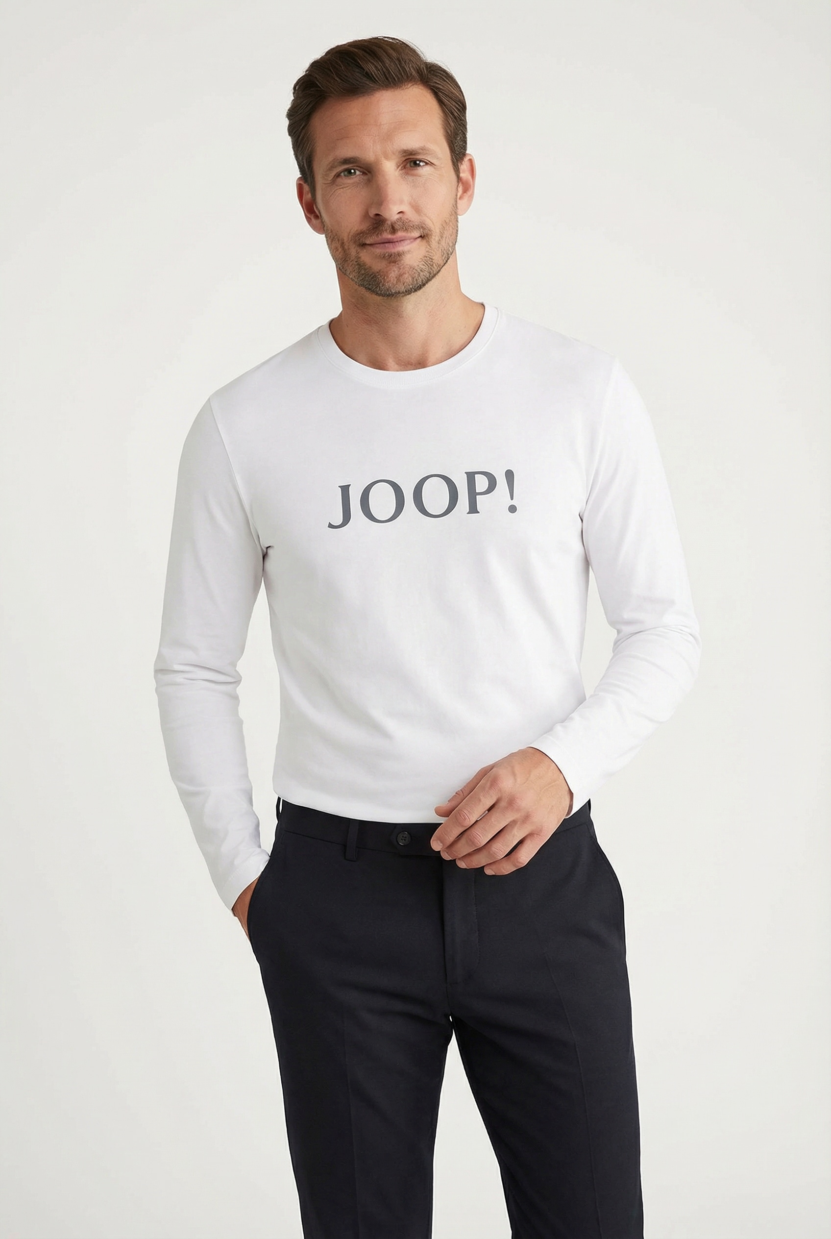 JOOP! Langarmshirt »Comfort« Rundhalsausschnitt, Regular Fit, langärmelig