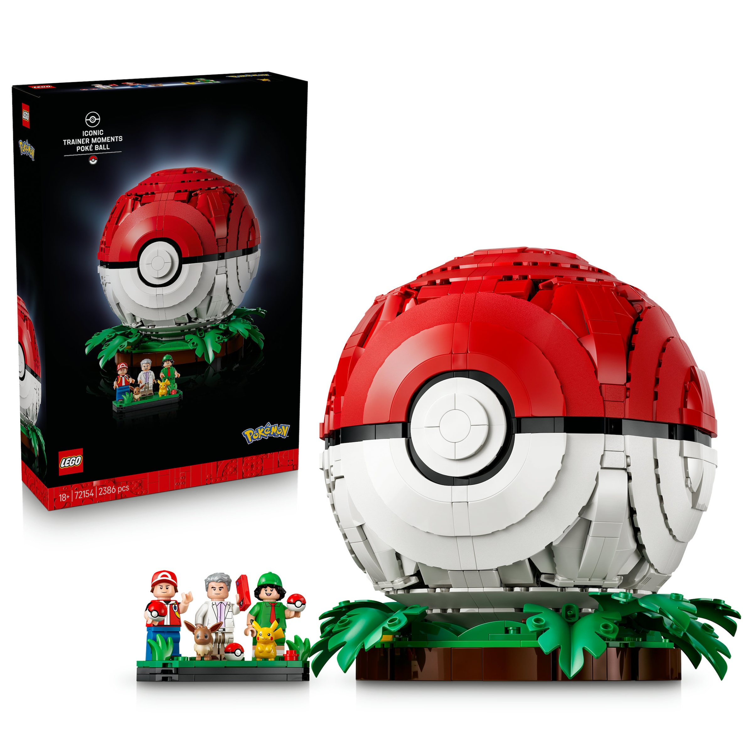 LEGO® Konstruktionsspielsteine »Pokéball mit Beeindruckenden Trainermomenten (72154), LEGO Pokémon« Made in Europe