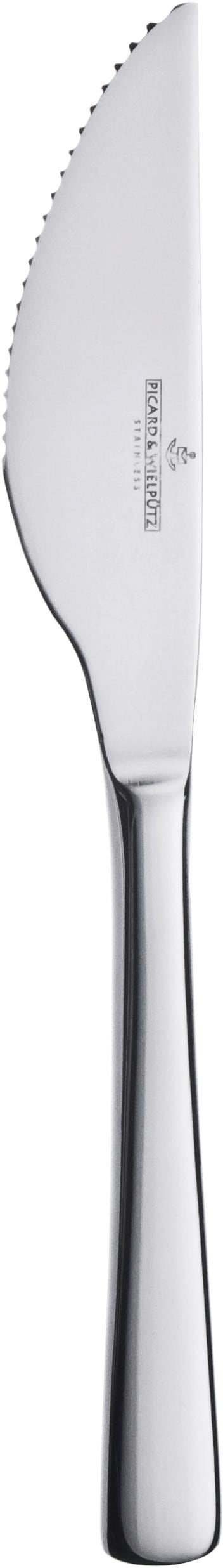 Pizzamesser "Montego", 4 Stk., silber, PICARD & WIELPÜTZ SOLINGEN, Essmesser, Chromnickelstahl 18/10