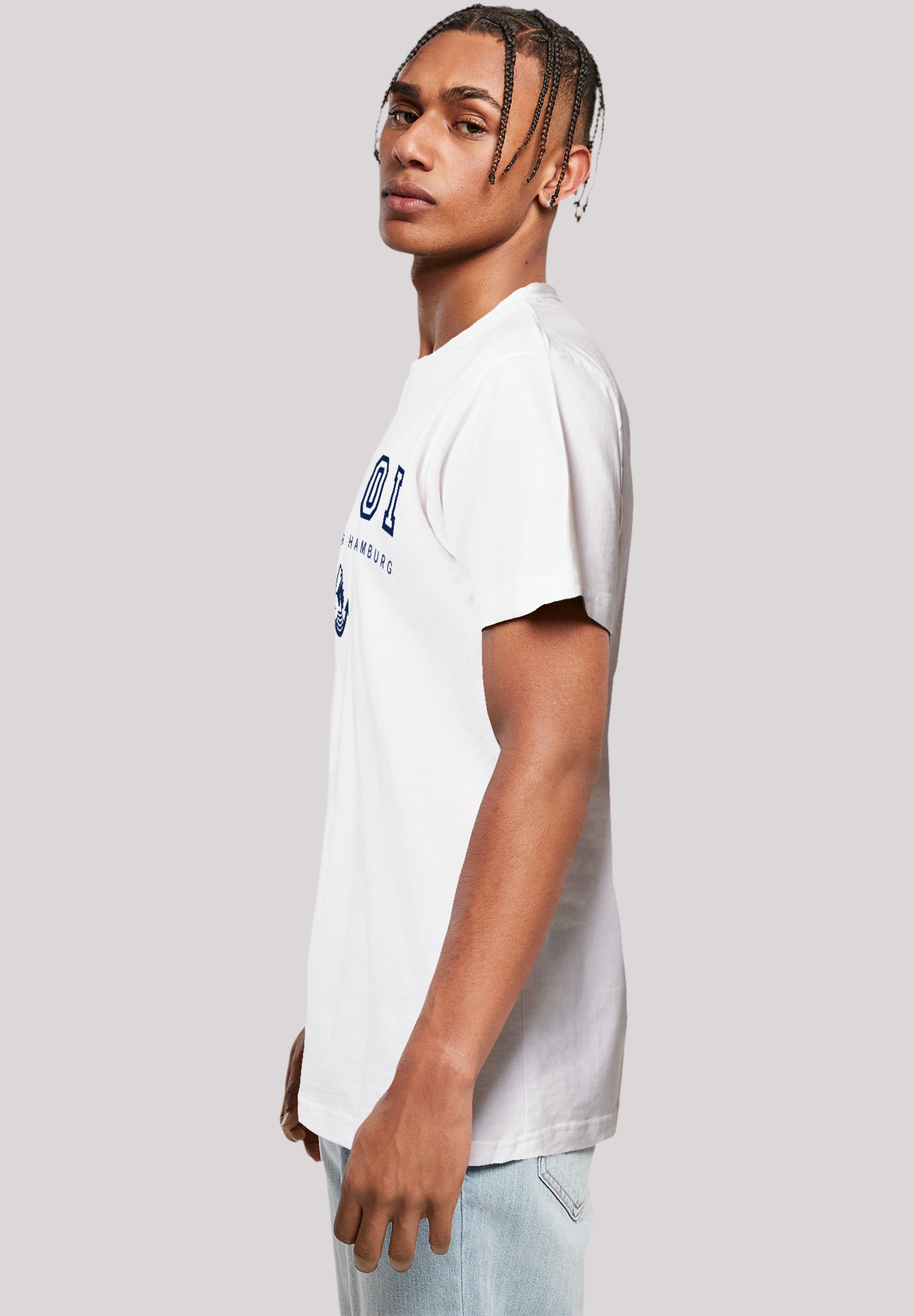 F4NT4STIC T-Shirt »Ahoi Knut & Jan Hamburg«, Print