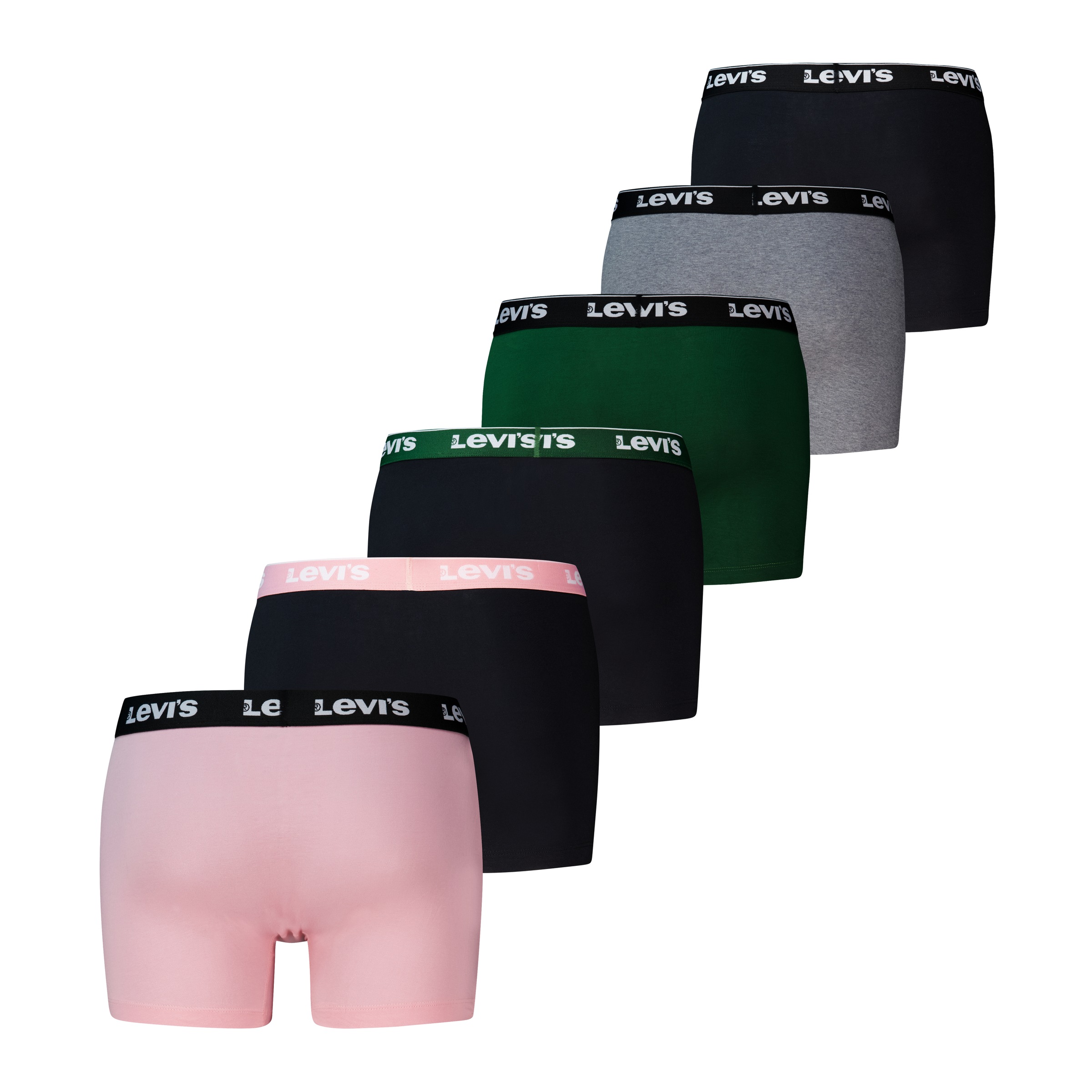 Levis Boxershorts "LEVIS MEN REPEAT LOGO BOXER BRIEF 6P" 6er Pack günstig online kaufen