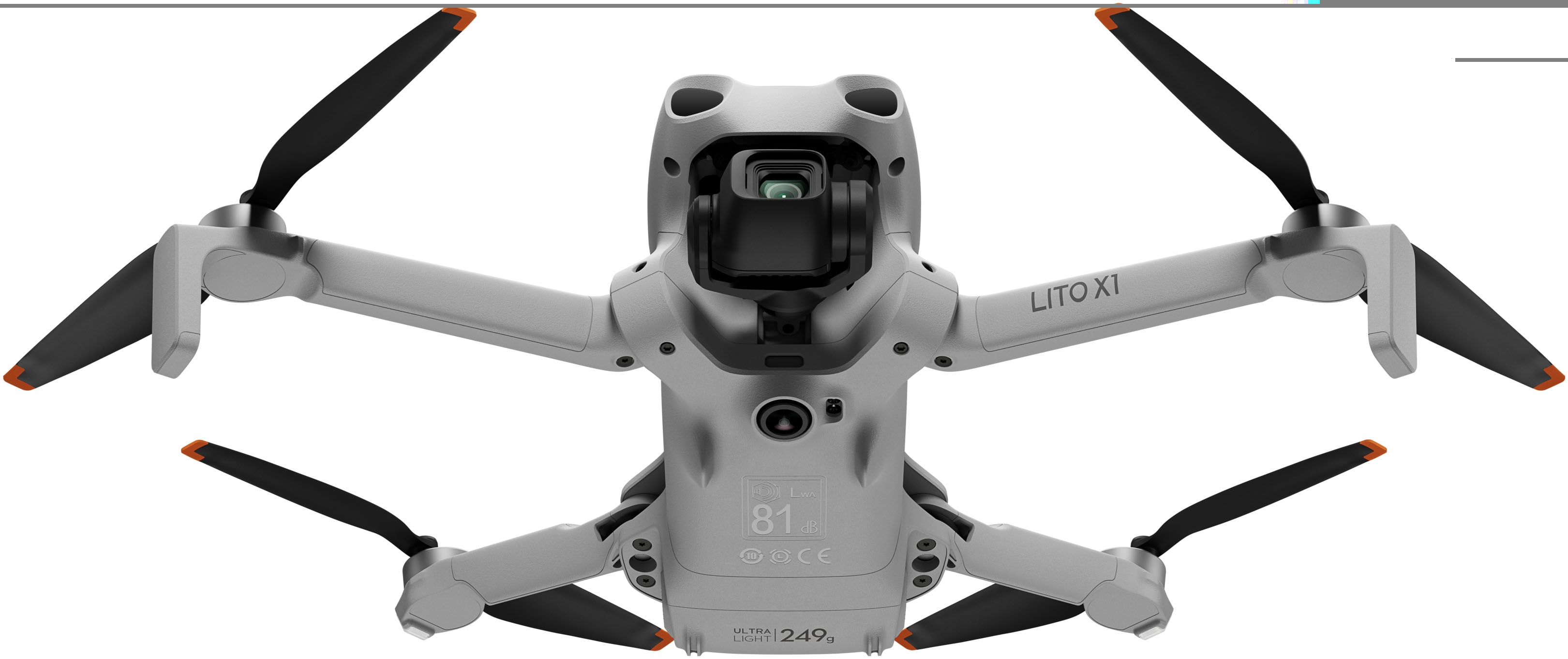 DJI Drohne "Lito X1", weiß (grau), B:25,13cm H:7,94cm T:18,33cm, Drohnen - Bild 5