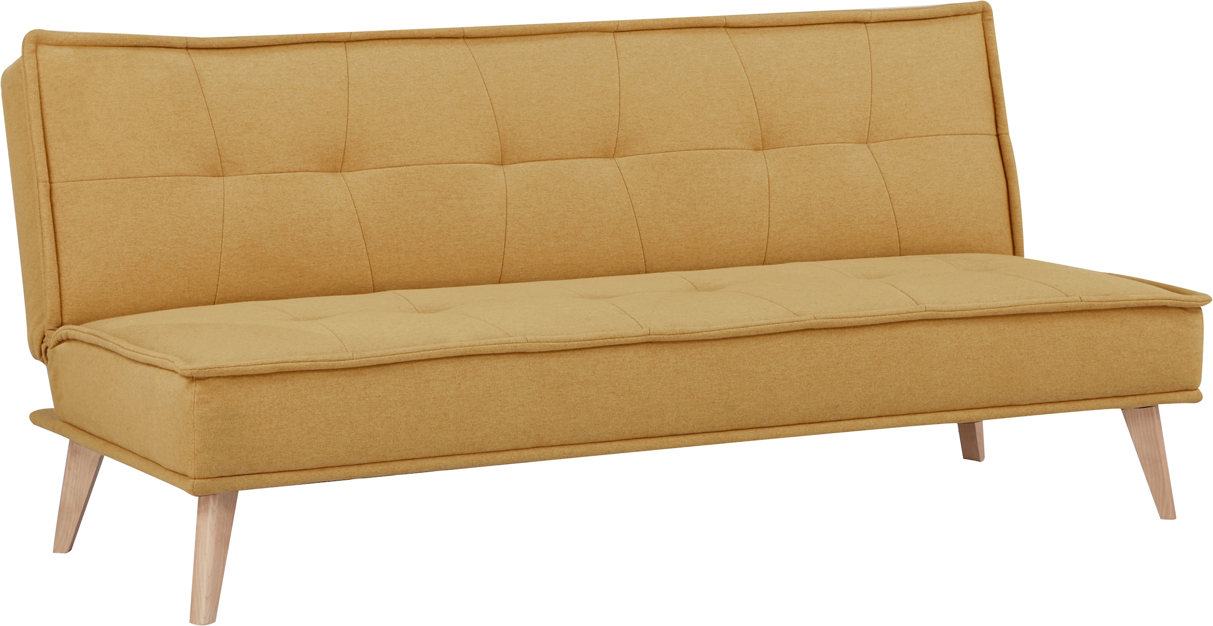 INOSIGN Schlafsofa »MENDOTA, 181 cm, 3-Sitzer mit Schlaffunktion,«, verstellbarer Rückenlehne, Klappmechanismus, Webstoff