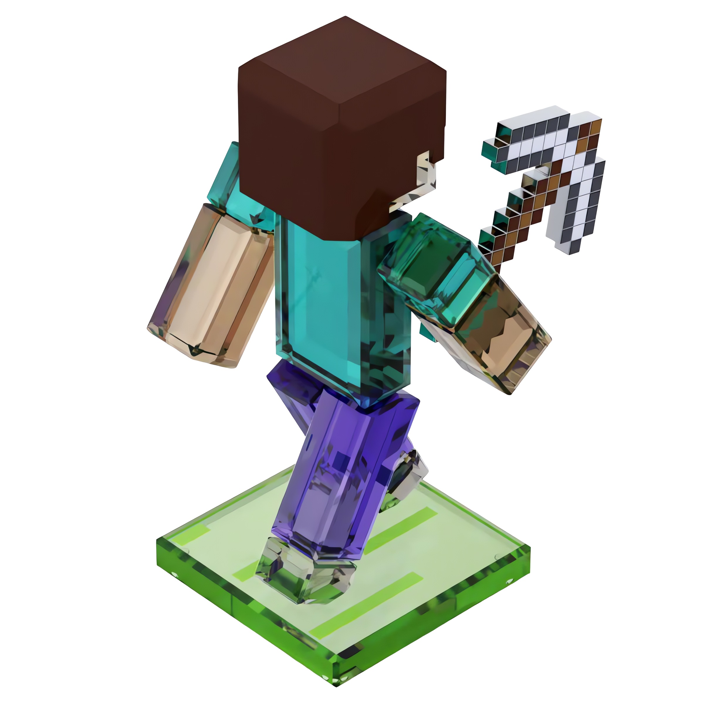 Swarovski Dekofigur »Kristallfigur Sammelfigur Minecraft Steve,«