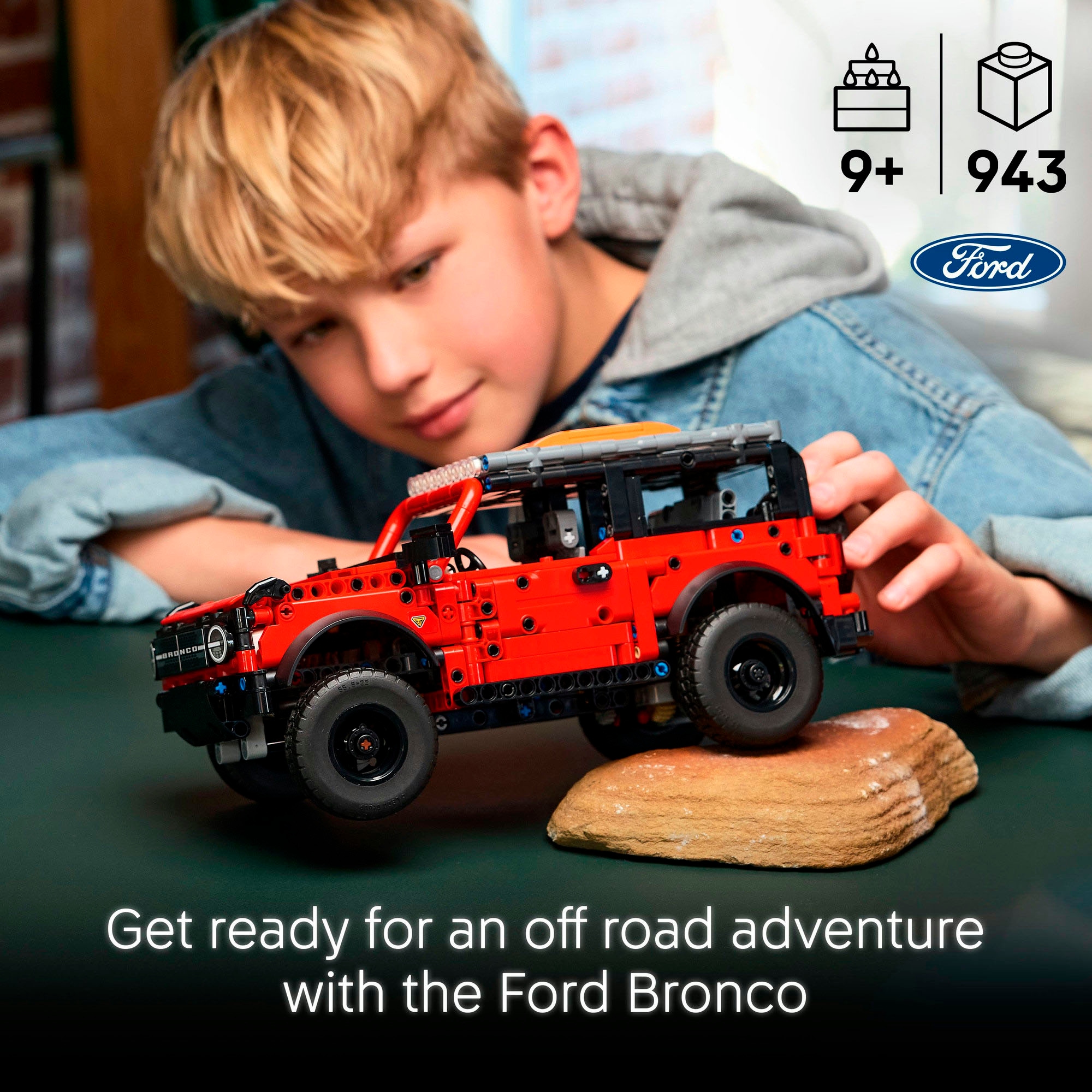 LEGO® Konstruktionsspielsteine »Ford Bronco Offroader (42213), LEGO Technic«, (943 St.), Made in Europe