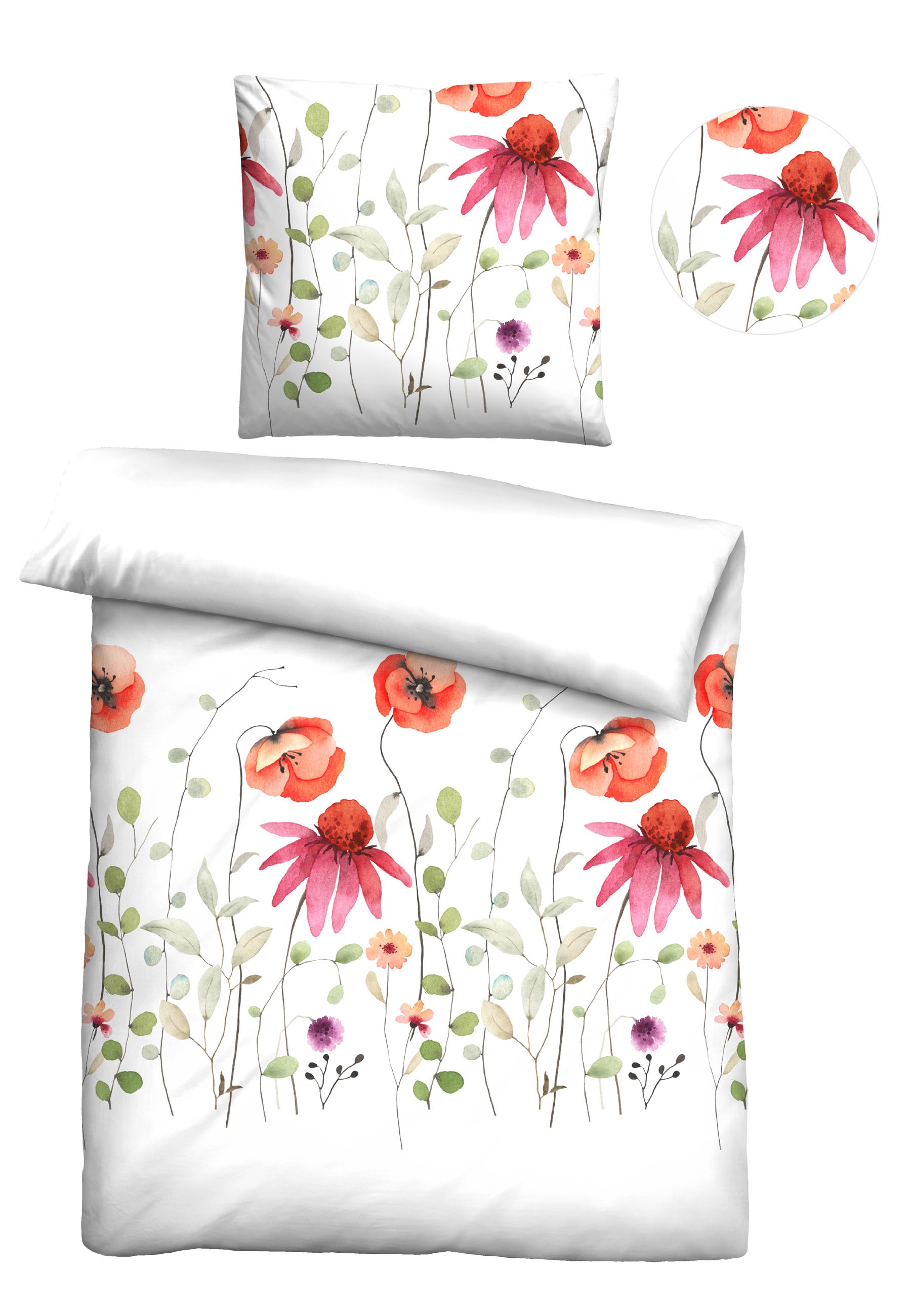 Castell - Markenbettwäsche Bettwäsche "0040756" 2 Stk. tlg. hautsympathisch günstig online kaufen