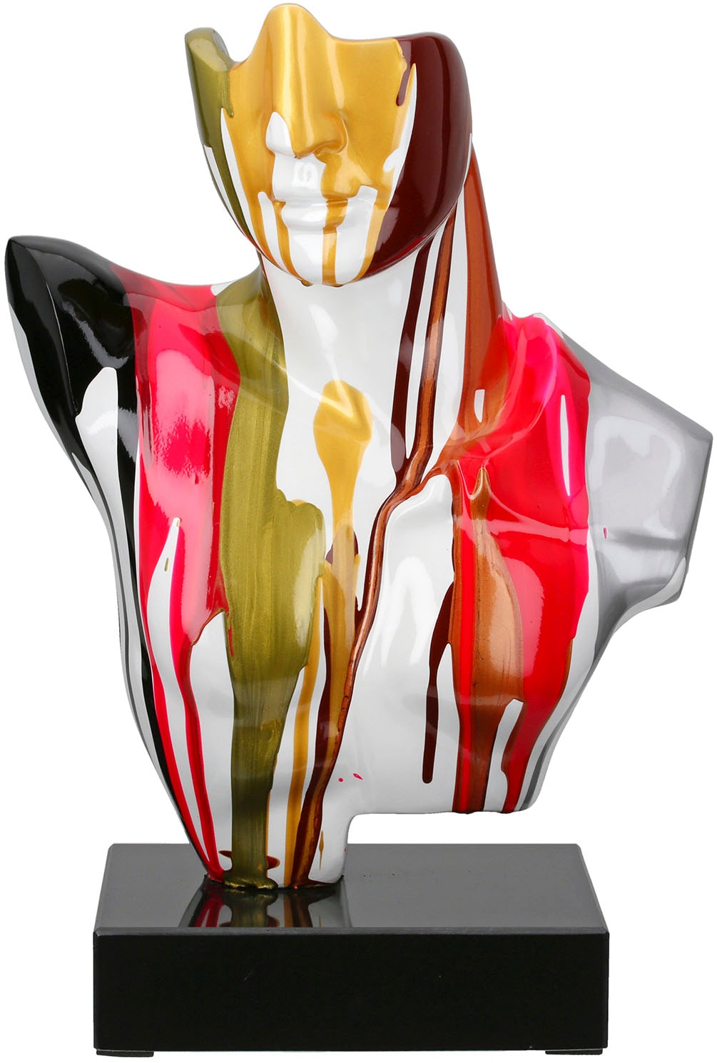 Casablanca by Gilde Dekoobjekt "Skulptur Mann Bello mehrfarbig H. 41 cm" günstig online kaufen