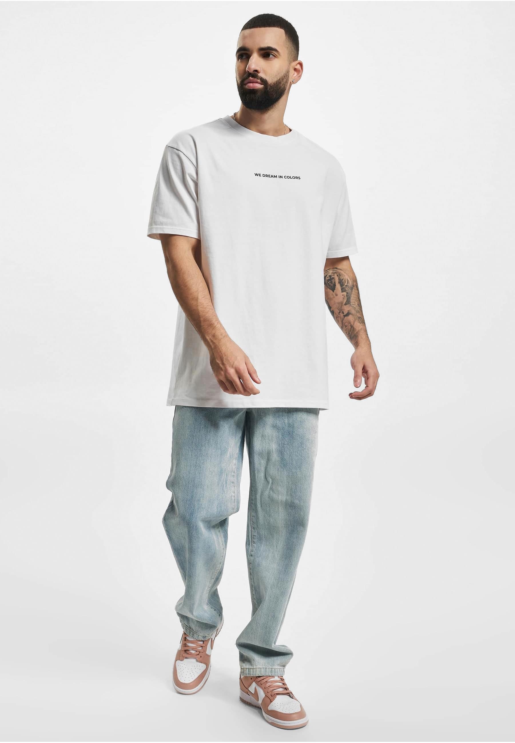 Upscale by Mister Tee Kurzarmshirt »Upscale by Mister Tee Unisex We Dream in Colors Oversize Tee«, (1 tlg.)