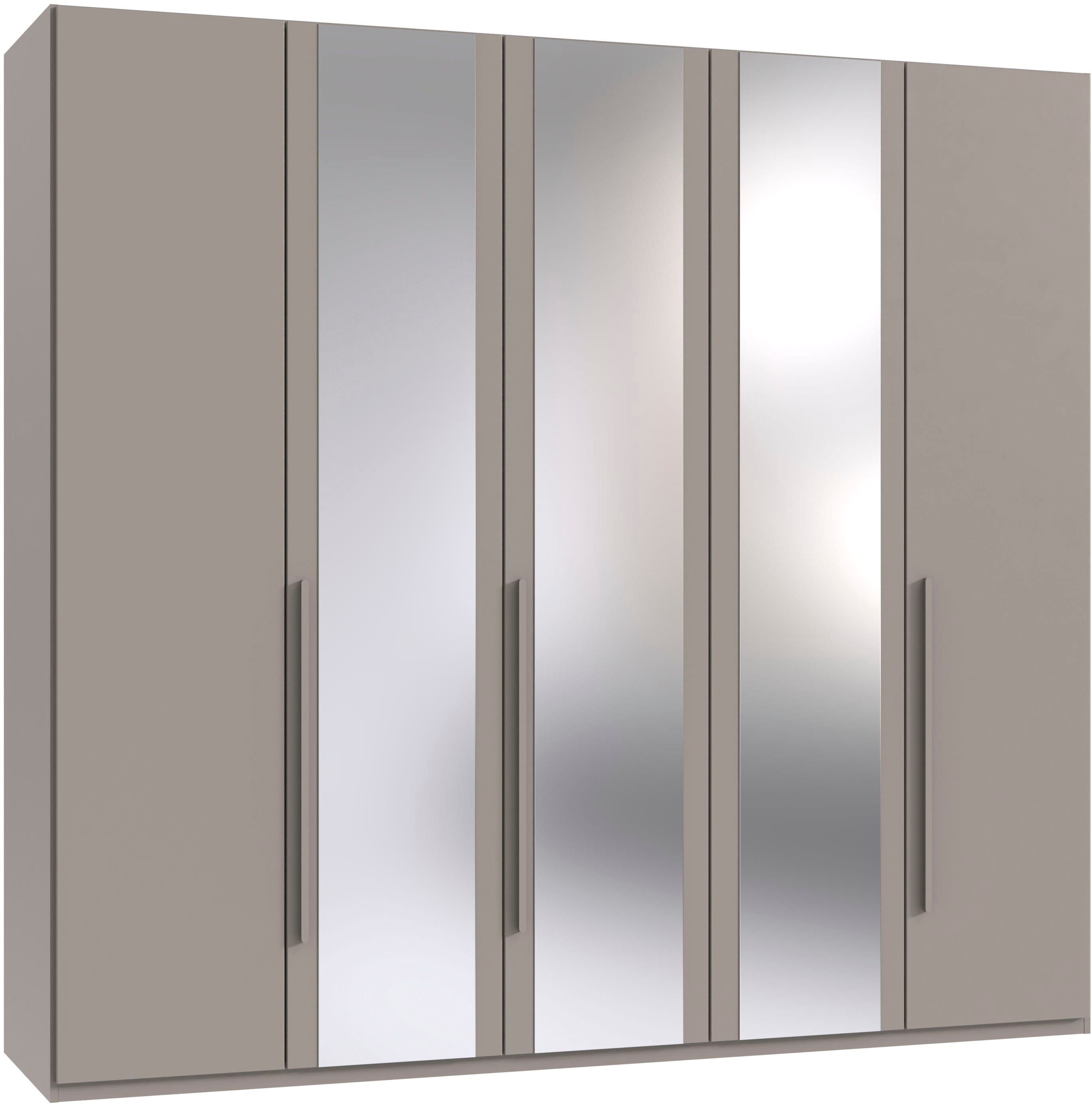 Wimex Drehtürenschrank "London in den Breiten 180cm, 225cm und 270cm erhältlich, inkl. Spiegel" Kleiderschrank wahlweise mit Basic- o. Premium-Ausstattung erhältlich