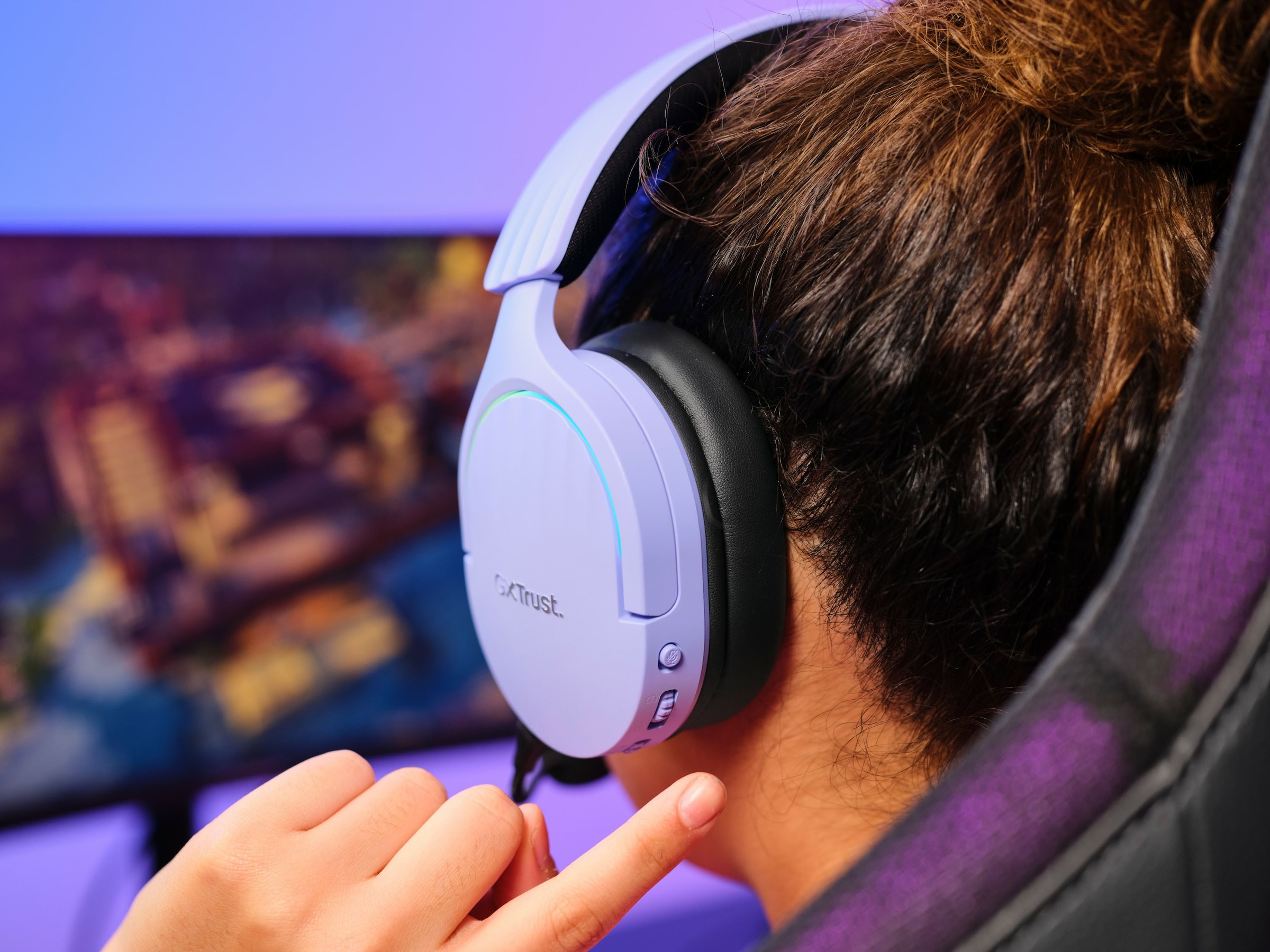 Trust Gaming-Headset »GXT491 Fayzo«, A2DP Bluetooth, Mikrofon abnehmbar-Noise-Cancelling