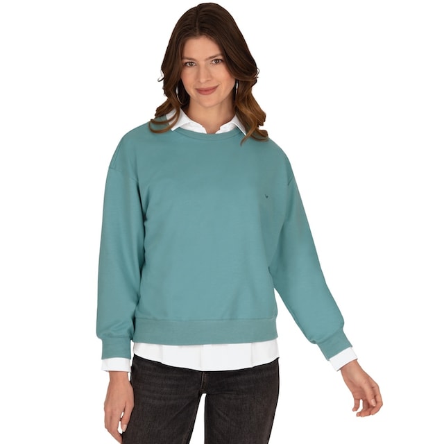 Trigema Sweatshirt »TRIGEMA Dünnes Sweatshirt« für bestellen | BAUR