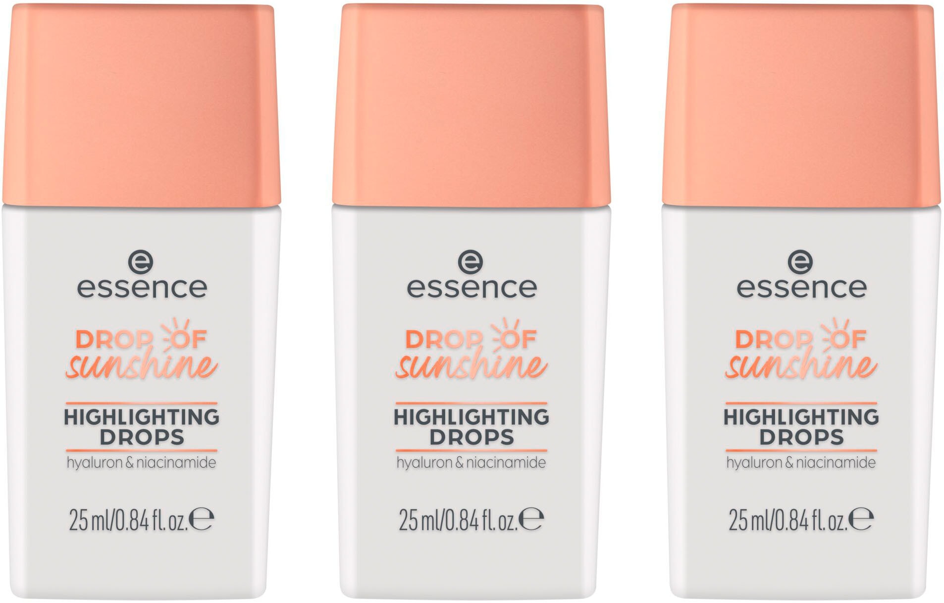 Essence Highlighter »DROP OF sunshine HIGHLIGHTING DROPS«, (Set, 3 tlg.)