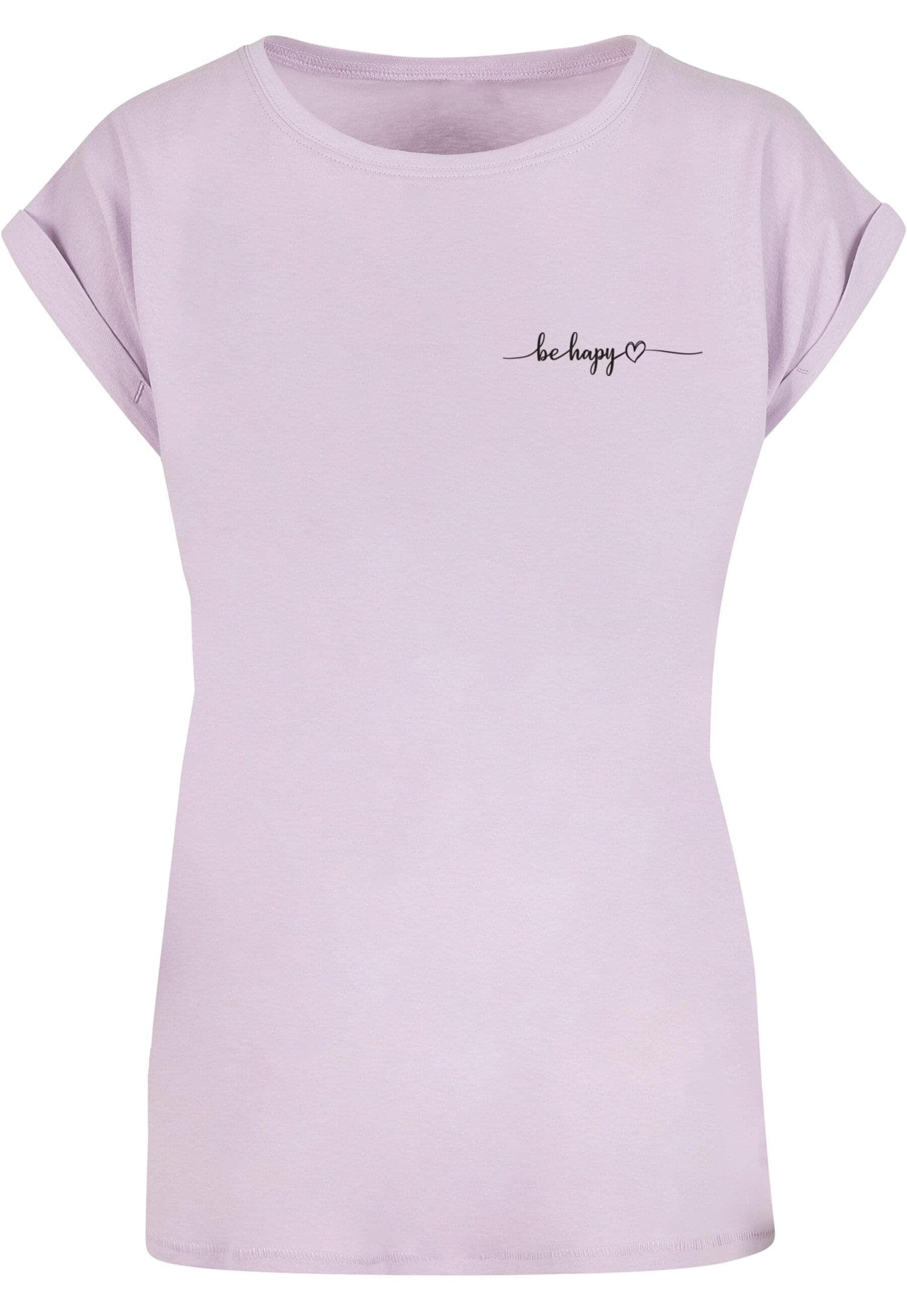 Merchcode T-Shirt "Merchcode Damen Ladies Be Happy T-Shirt", (1 tlg.) günstig online kaufen