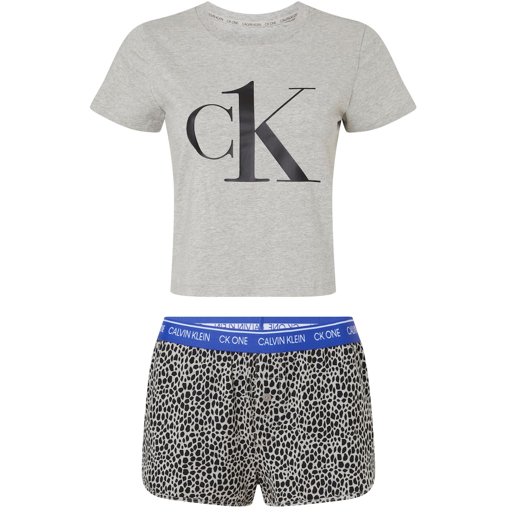 Calvin Klein Shorty »SHORT SET« (2 tlg.) mit CK Logo-Monogramm &amp; Print