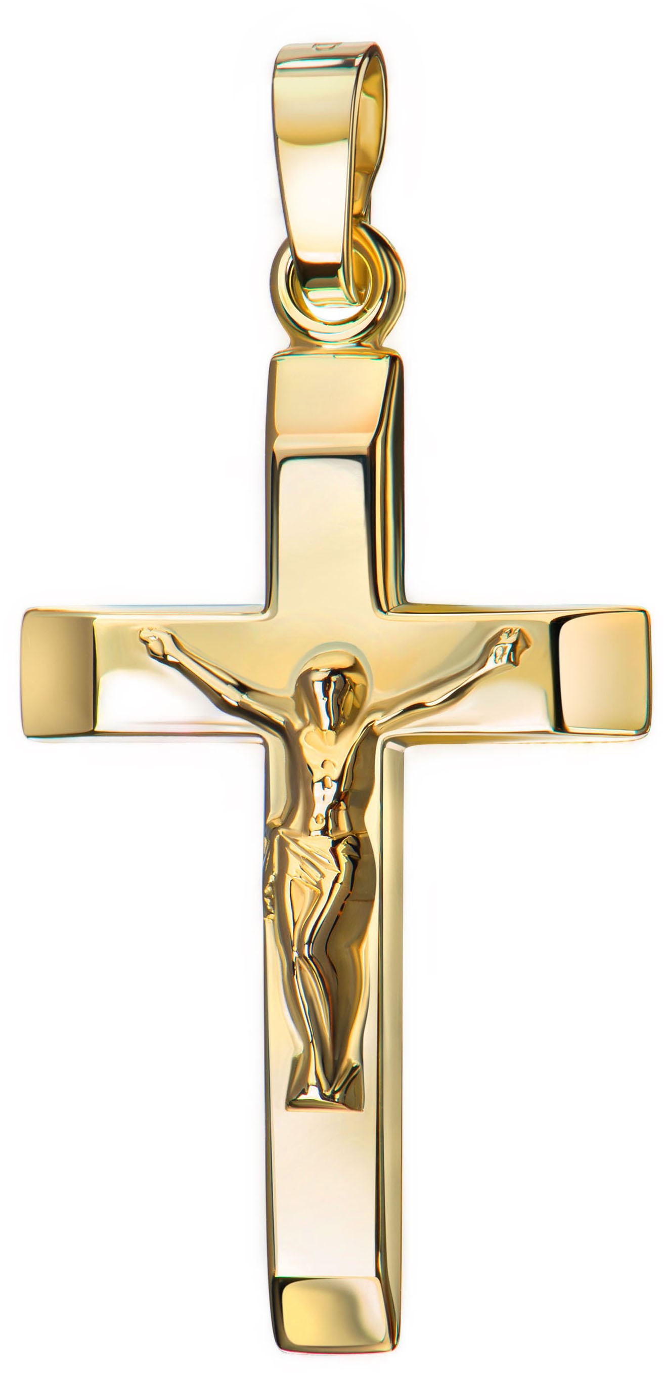 Kettenanhänger »Schmuck Geschenk Gold 333 585 750 Halsschmuck Anhänger Kreuz«, Made in...