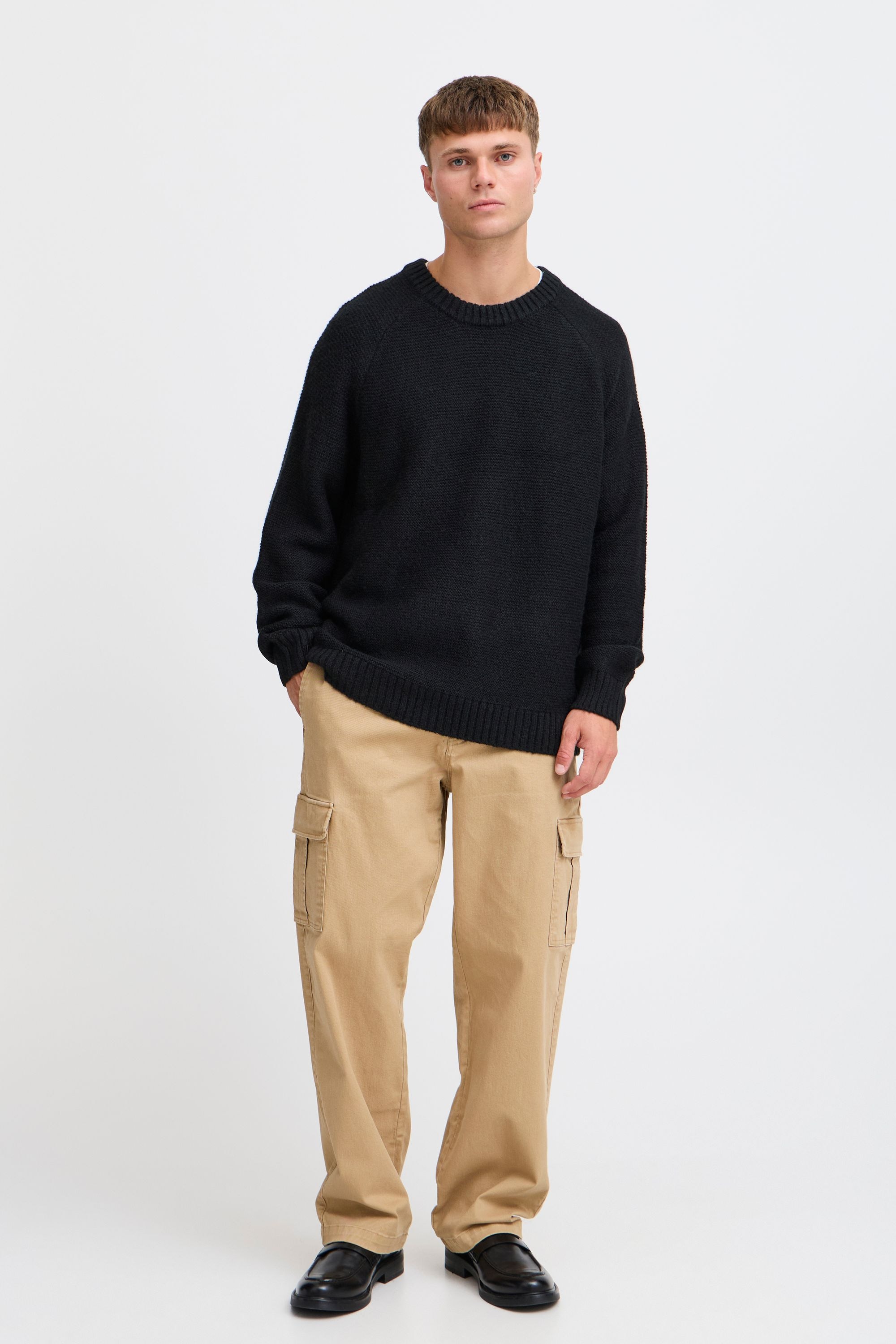 !Solid Strickfleece-Pullover »Strickpullover SDNOHAR«