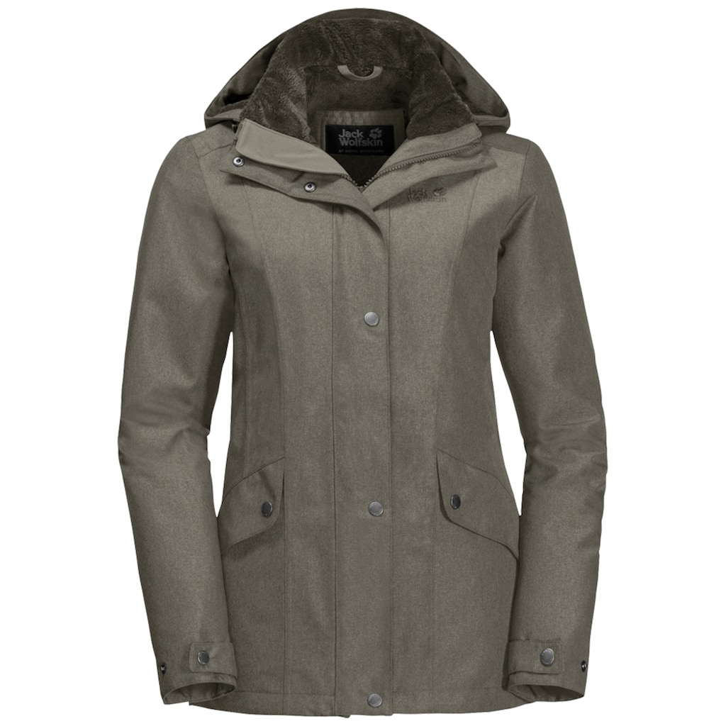 Jack Wolfskin Winterjacke »PARK AVENUE JACKET«, mit Kapuze