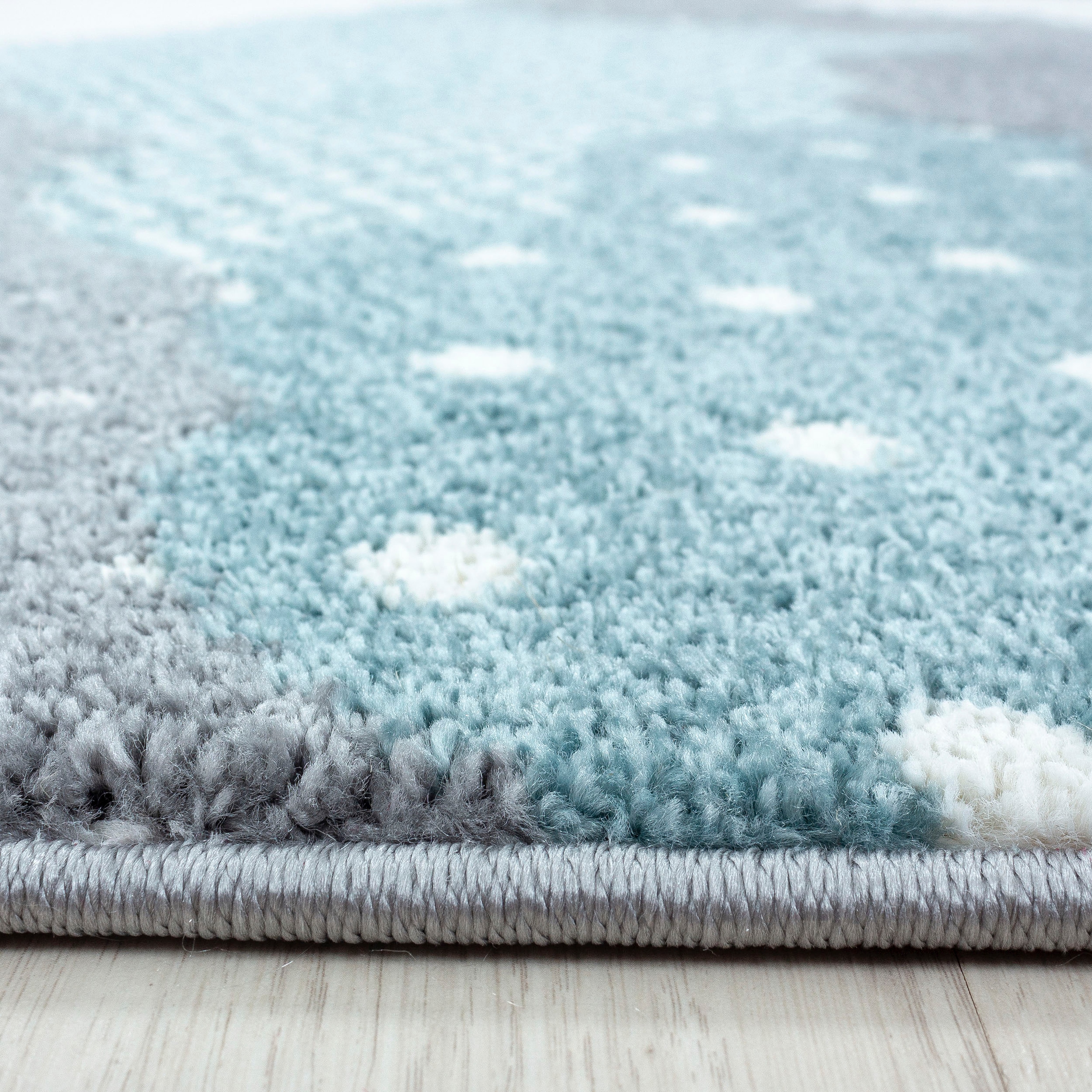 Ayyildiz Teppiche Kinderteppich »Bambi 820«, rechteckig, 11 mm Höhe, auch in rund, Wolken Motiv, Kurzflor