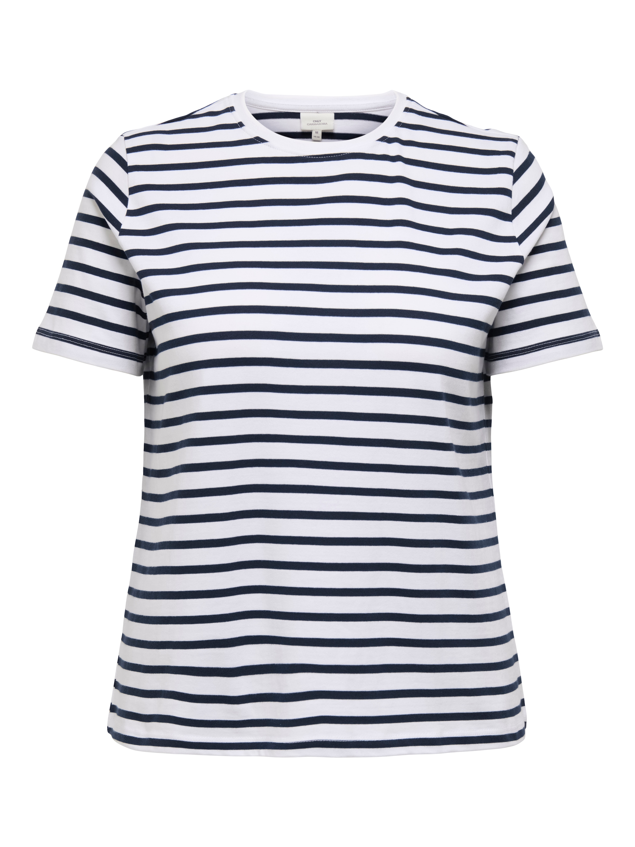 ONLY CARMAKOMA Kurzarmshirt "CARNEW SOPH SS Y/D STRIPE JEANS TEE JRS" günstig online kaufen