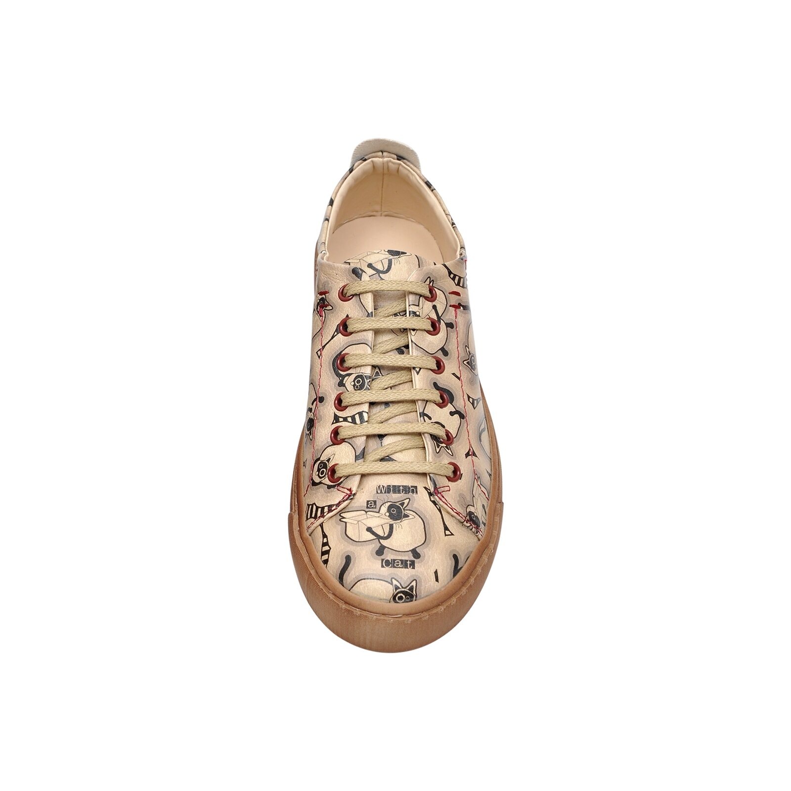 DOGO Sneaker »Sneaky Schnürsneaker Life Is Better With A Cat Damen Sneaker«  Handgefertigt