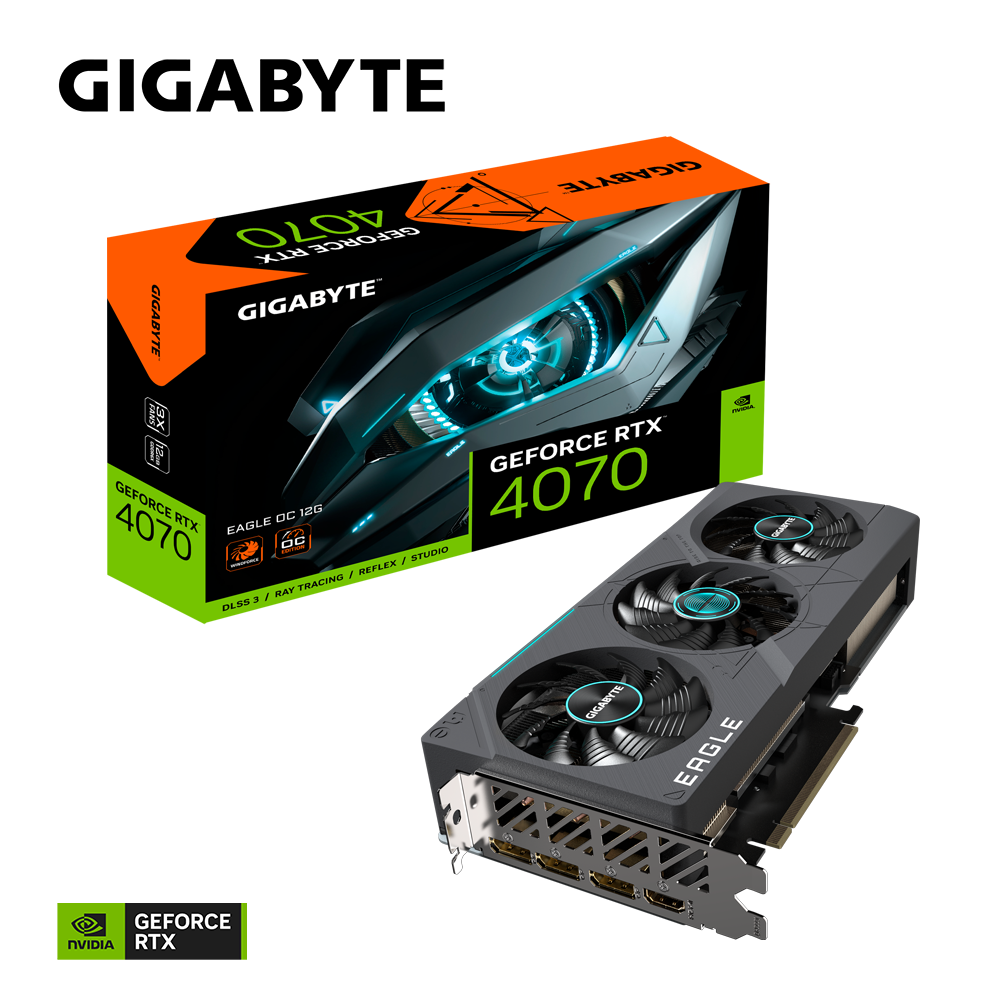 Black Friday Gigabyte Grafikkarte »GeForce RTX 4070 EAGLE OC 12G«, 12 ...