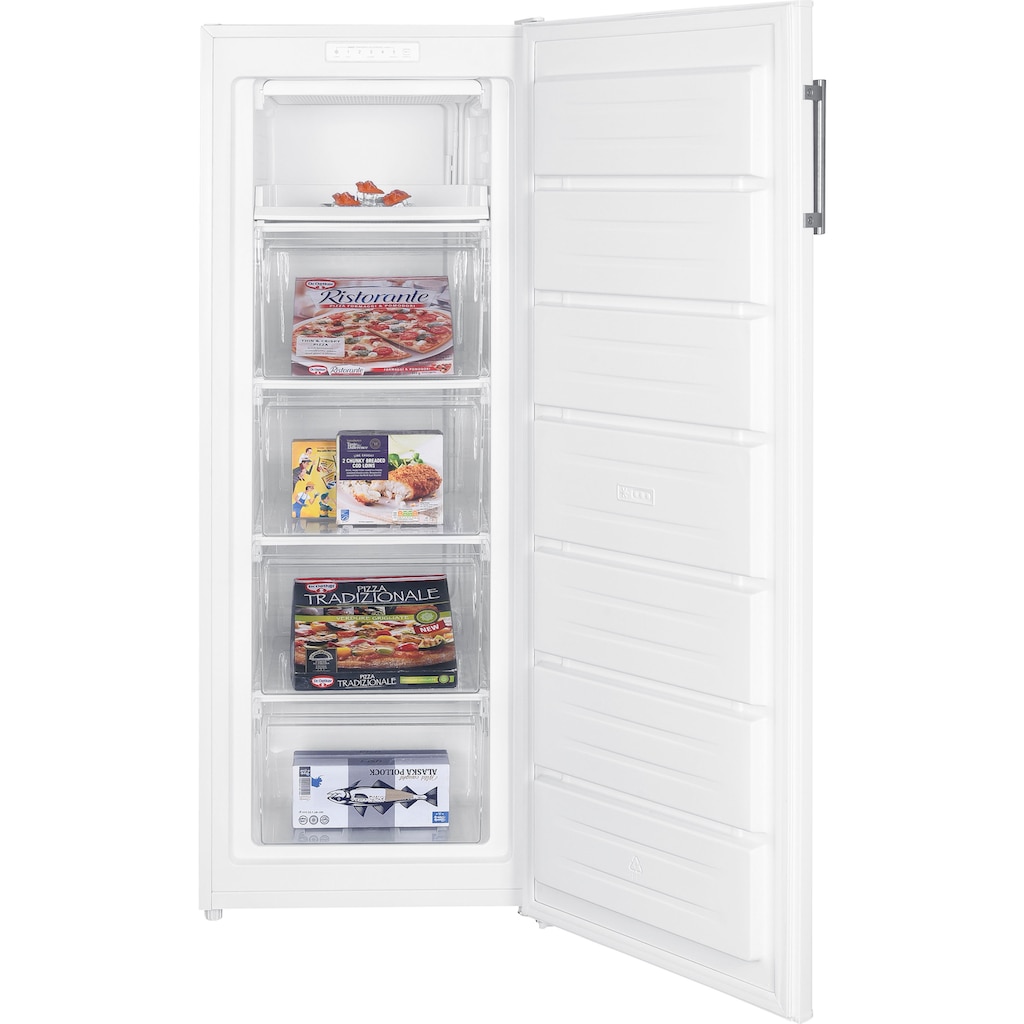 Hanseatic Gefrierschrank, 142,6 cm hoch, 54,4 cm breit, QuickFreeze