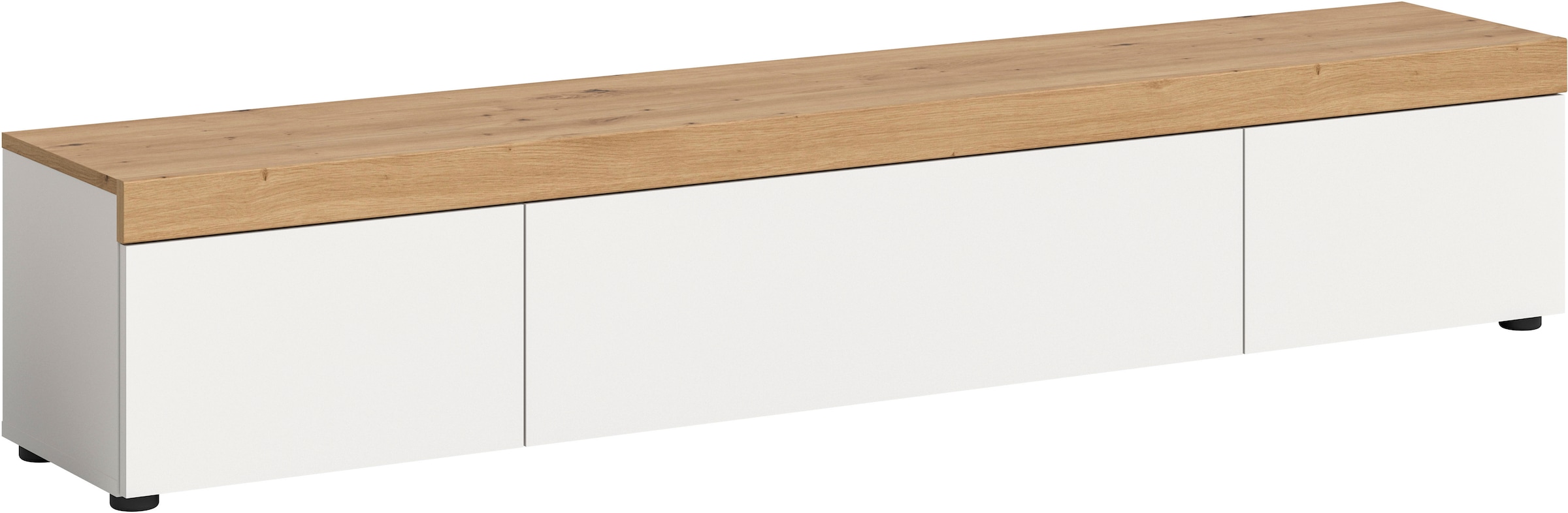 Home affaire Lowboard "Svala, Breite 180 cm, 3 Klappen, 3 Fächer" 1 Stk. tl günstig online kaufen