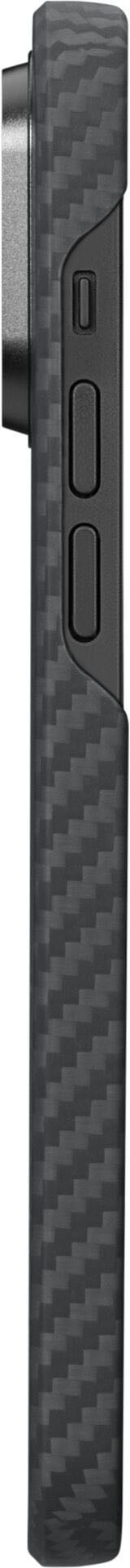 Pitaka Handyhülle »MagEz Case 3 for Pro Max iPhone 14 Black/Grey Twill«, hergestellt aus 1500D Aramid-Fasern
