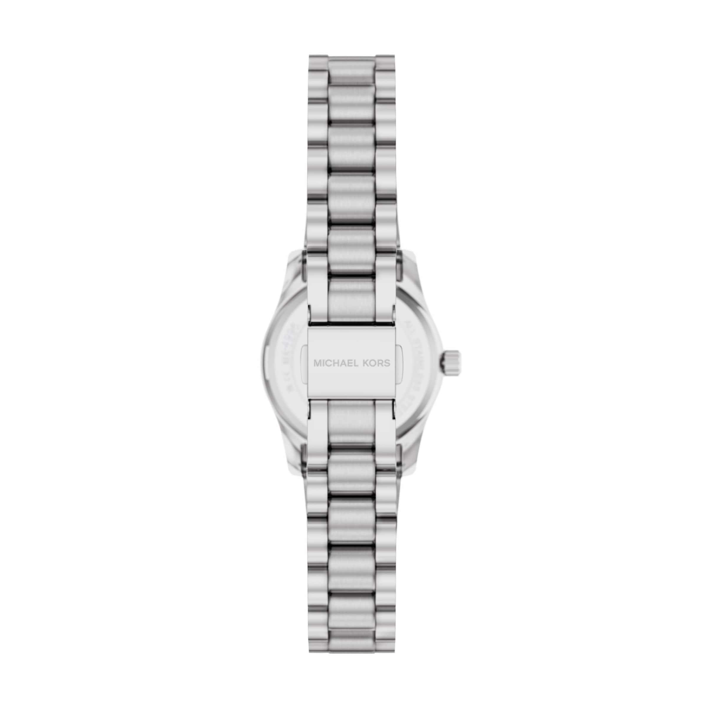 MICHAEL KORS Quarzuhr »LEXINGTON« Armbanduhr, Damenuhr, Edelstahlarmband, analog, Glassteine