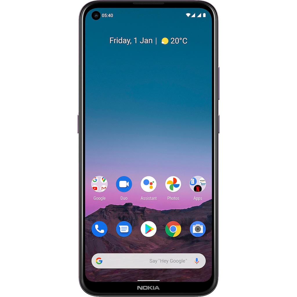 Nokia Smartphone »5.4«, Dämmerung, 16,23 cm/6,39 Zoll, 128 GB Speicherplatz, 48 MP Kamera